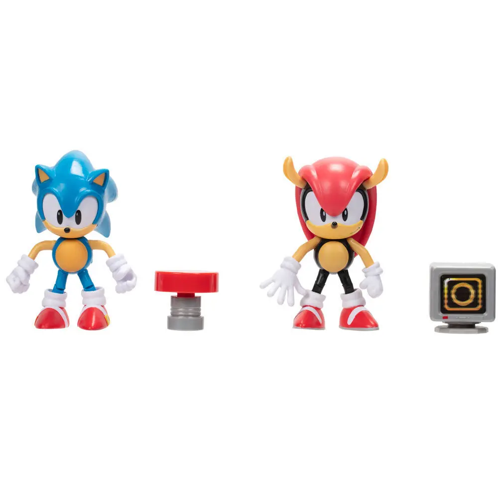 Jakks Pacific Figurita Sonic The Hedgehog Sonic & Mighty Sonic (x2) MULTICOLOR