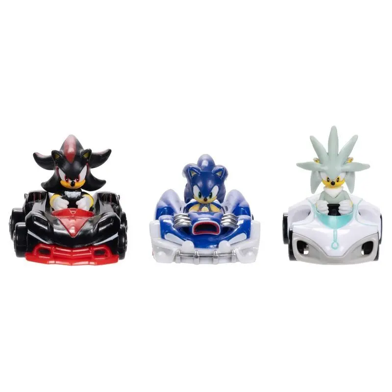 Jakks Pacific Juegos de coches para niños Sonic the Hedgehog (x3) MULTICOLOR