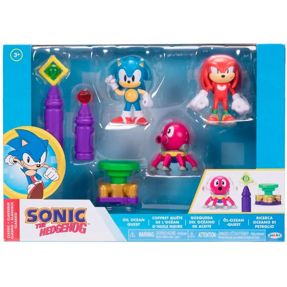 Jakks Pacific Figurita Sonic the Hedgehog Oil Ocean MULTICOLOR