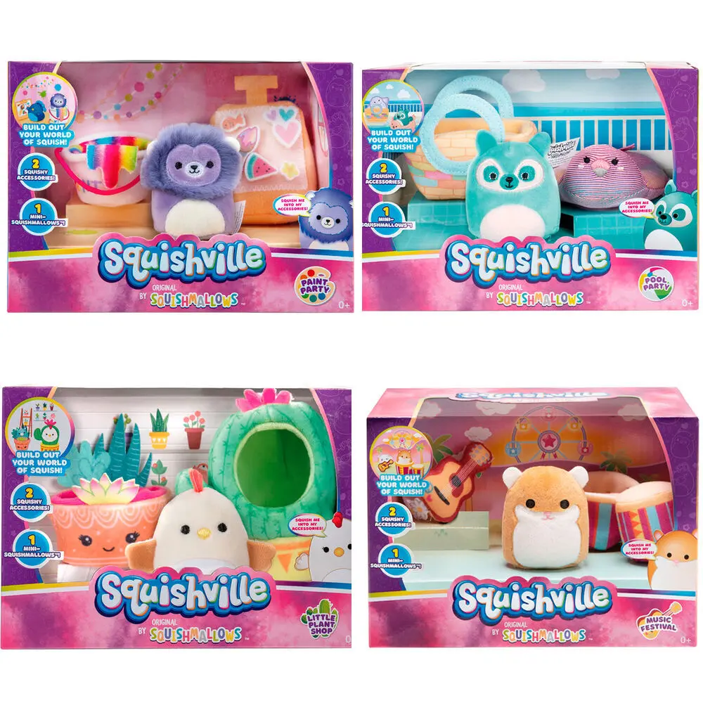 Jazwares Peluche con accesorios Squishmallows MULTICOLOR