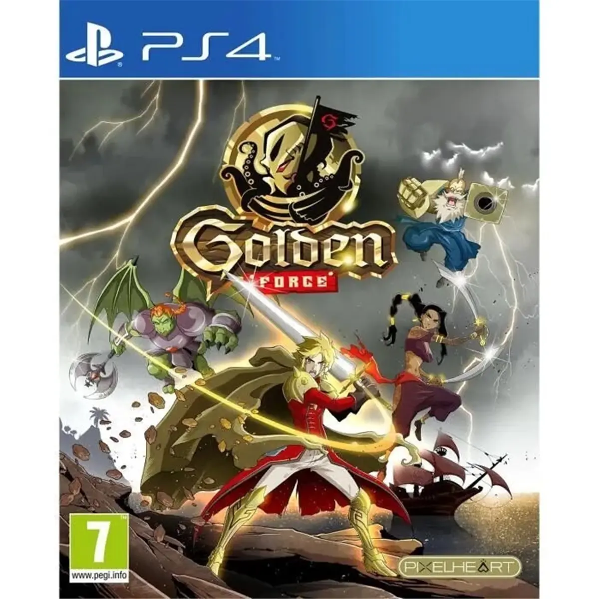 JustForGames Videojuegos Golden Force - PS4 MULTICOLOR