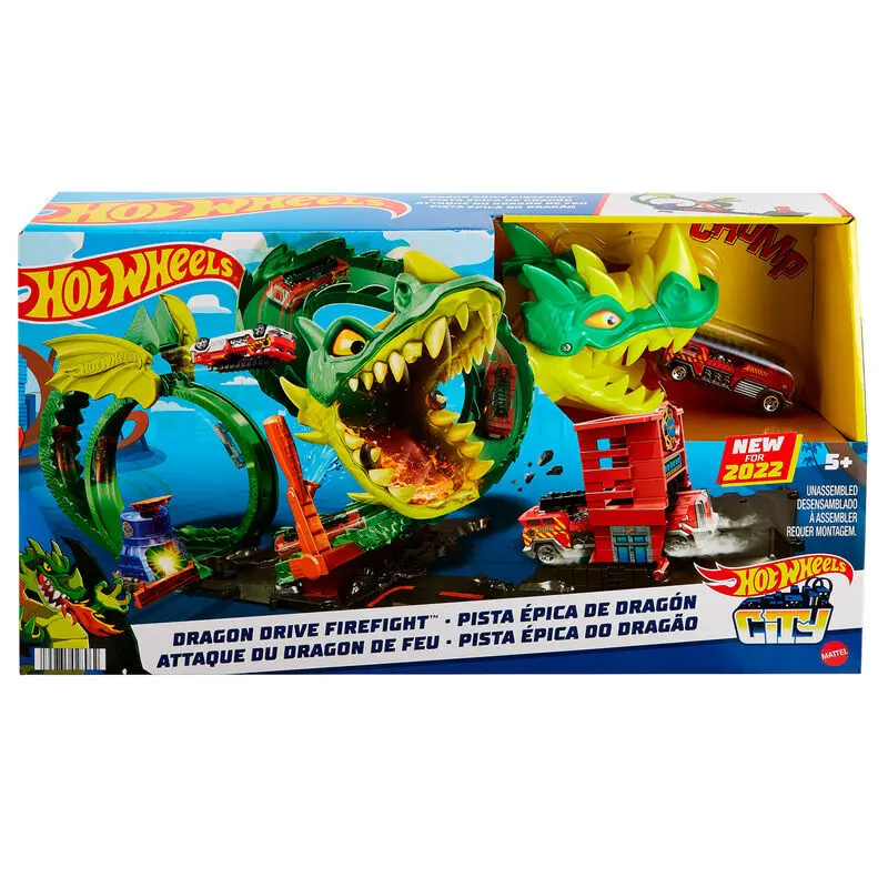 Mattel Juegos de imaginación Hot Wheels City Dragon Drive Firefight MULTICOLOR