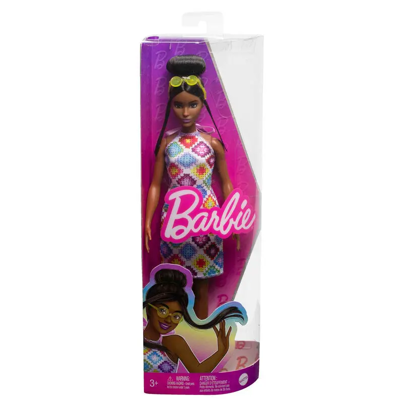 Mattel Muñeca fashionista con vestido de ganchillo MULTICOLOR