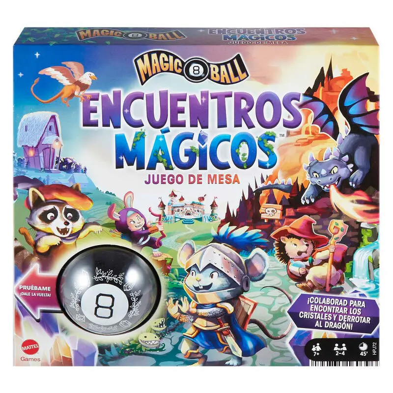 Mattel Juego de mesa español Bola 8 Encuentros Magicos MULTICOLOR