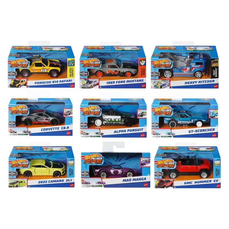 Mattel Juegos de coches de carreras Hot Wheels MULTICOLOR