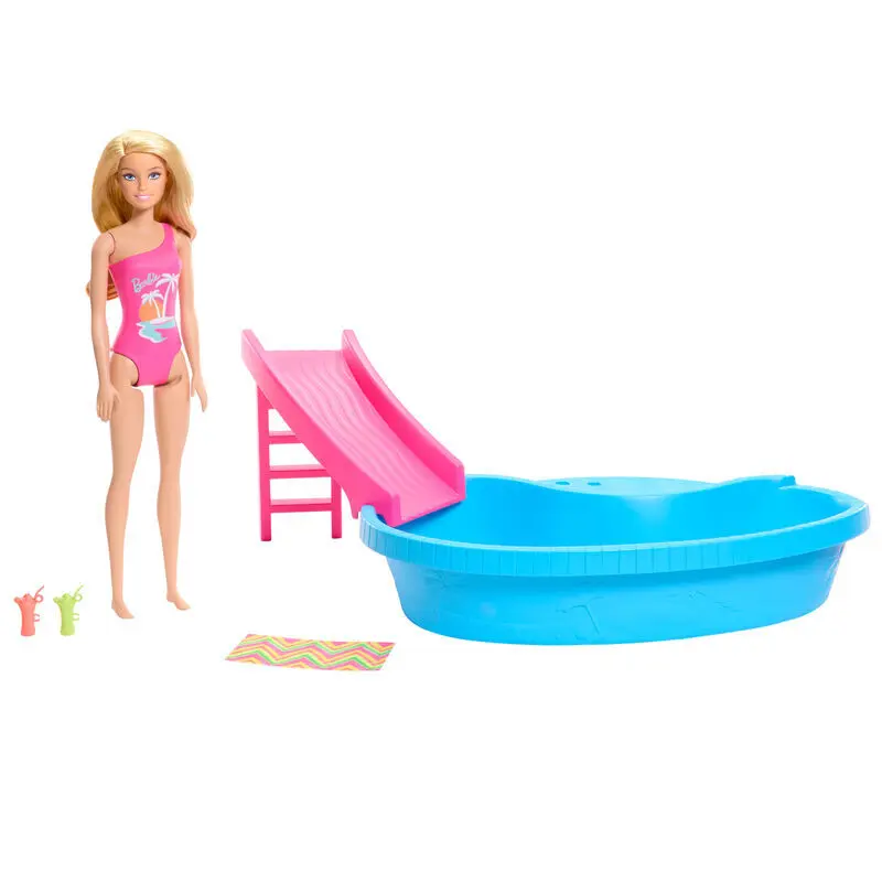 Mattel Muñeca de piscina de verano + muñeca MULTICOLOR