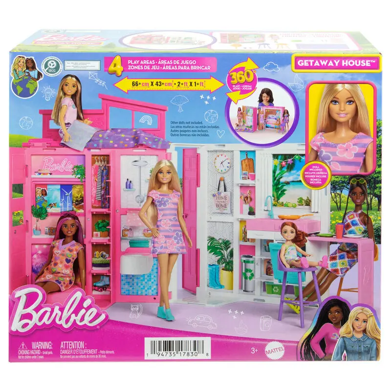 Mattel Casa de escapada con muñeca MULTICOLOR