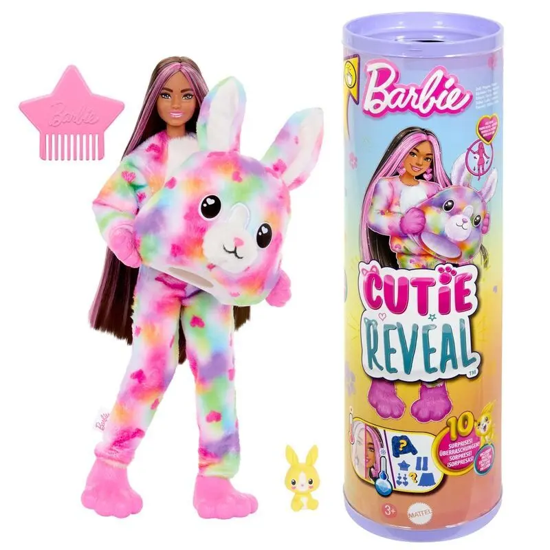 Mattel Muñeca Cutie Reveal Bunny Dreams of Colour MULTICOLOR