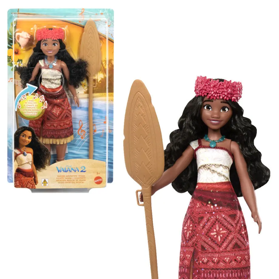 Mattel Muñeca Disney Vaiana Moana 2 Singing Adventure MULTICOLOR