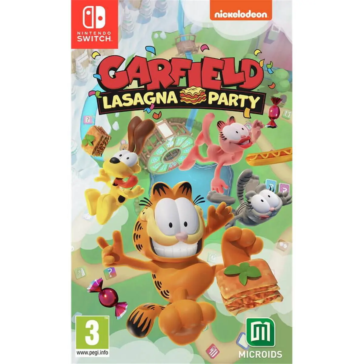 Microids Videojuegos Garfield Lasagna Party - Switch MULTICOLOR