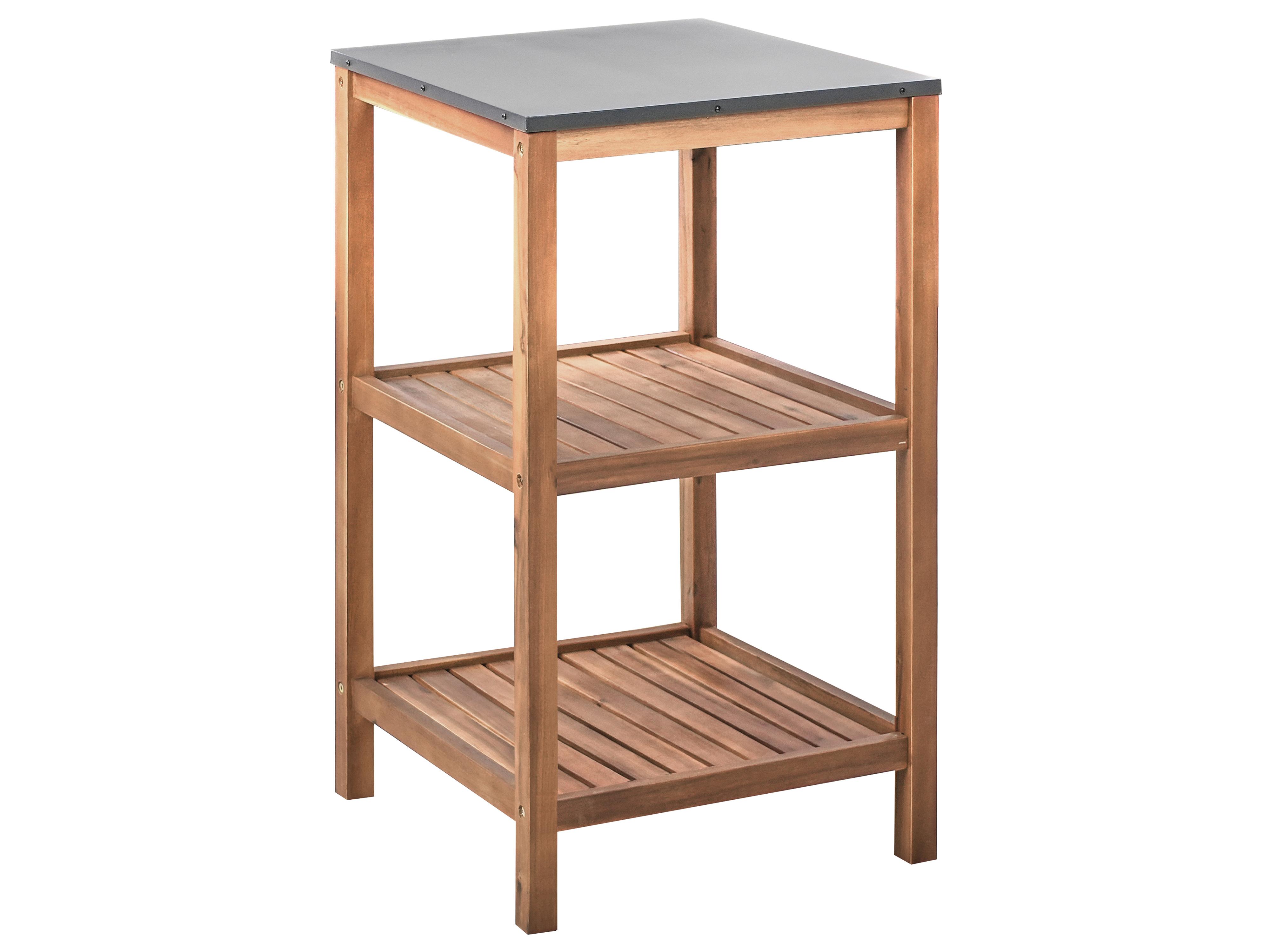 Isla de cocina exterior BRUCOLI Madera de acacia Marrón