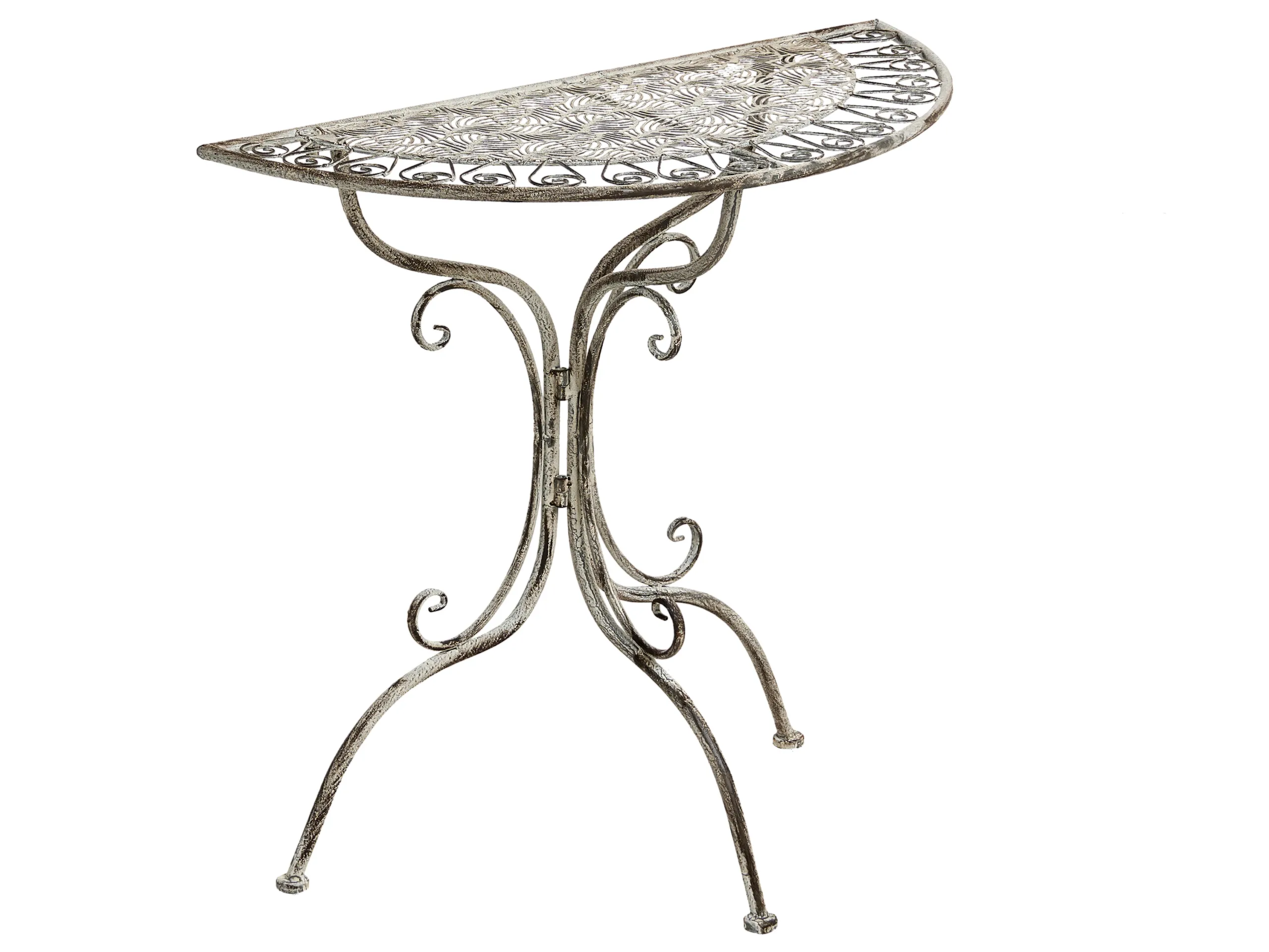Mesa de balcón NURRA 80 cm 36 cm Metal Gris