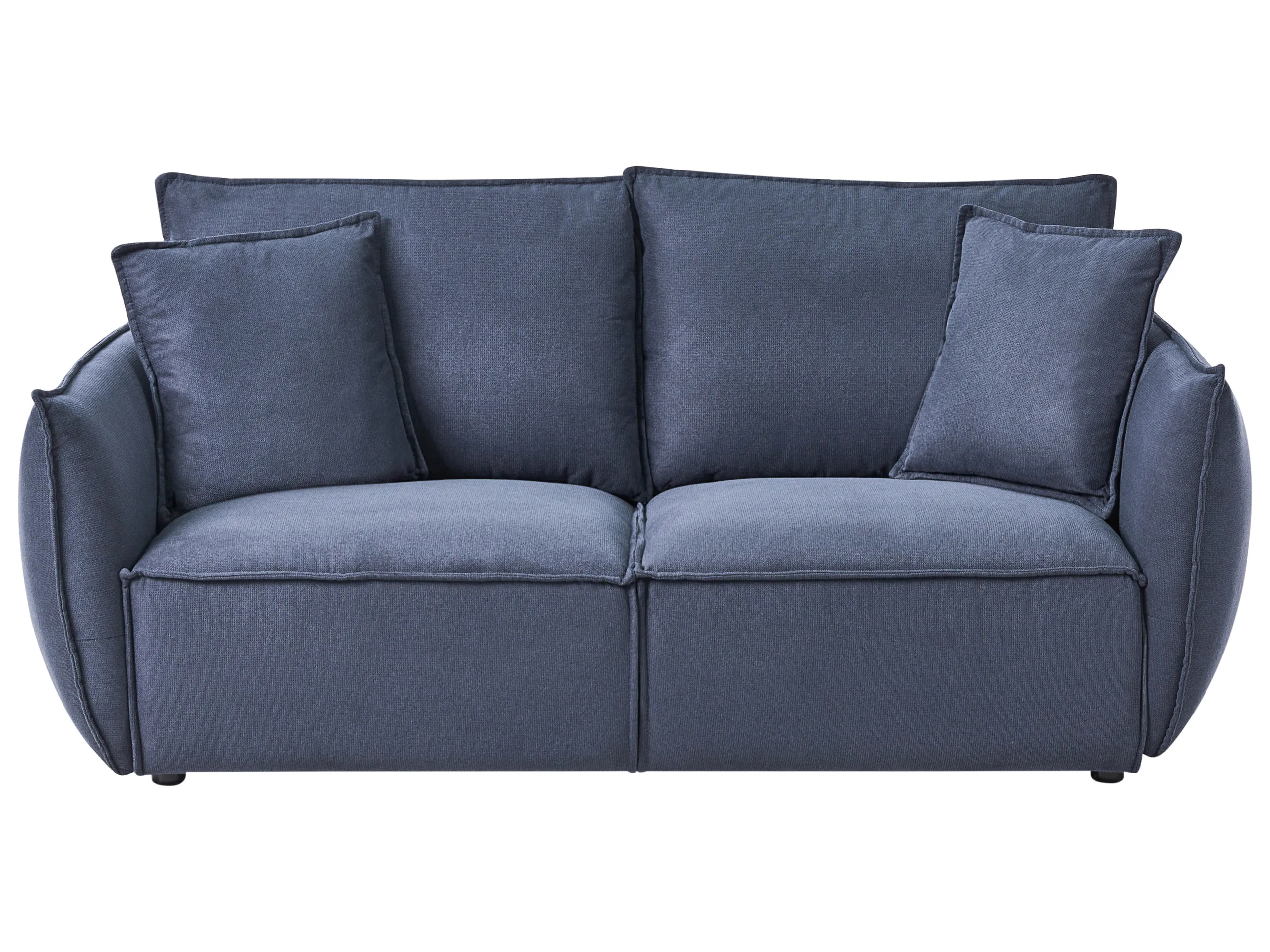 Sofa 3 Seater KUNES Fabric Dark Blue