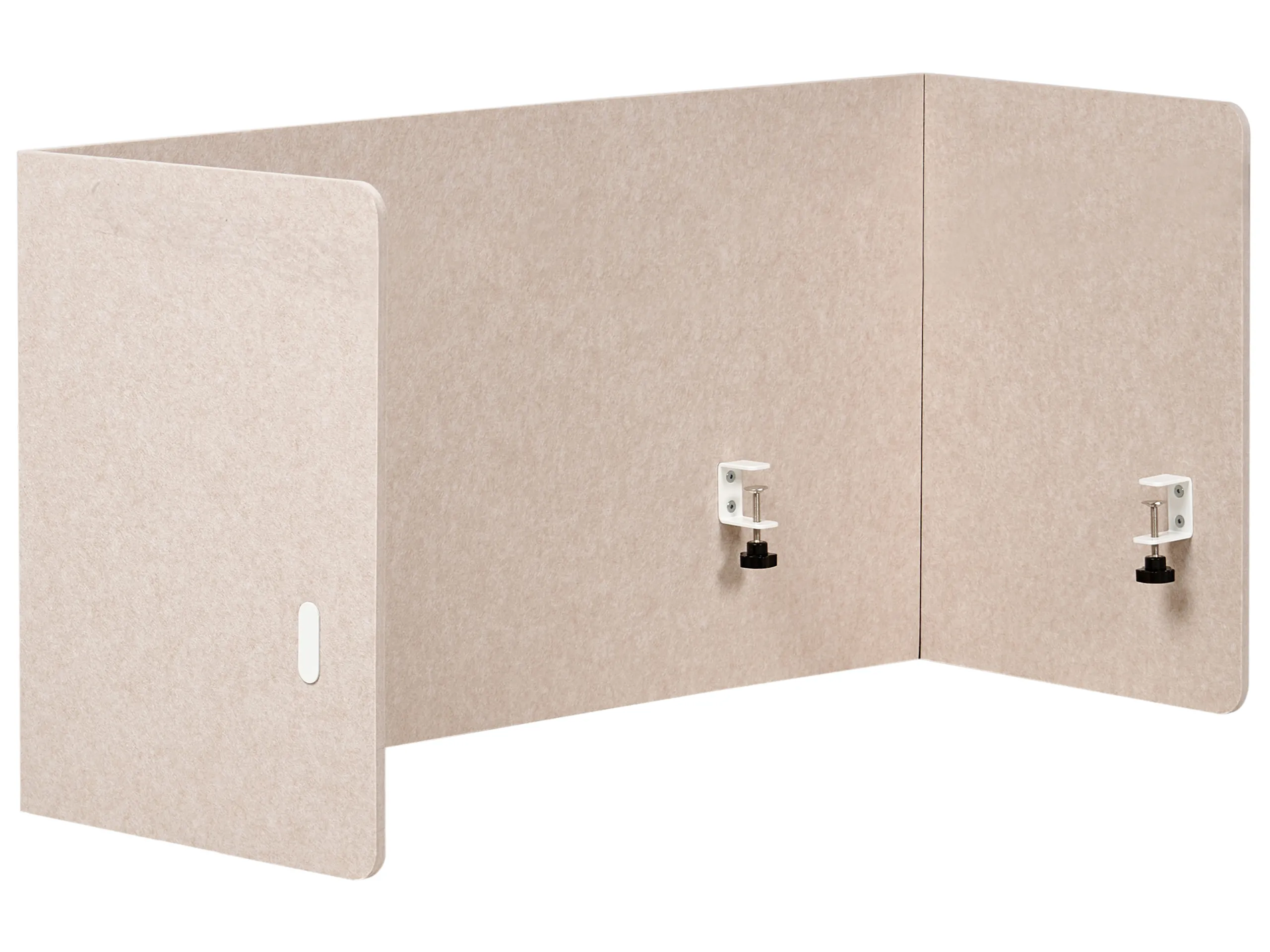Desk Screen SOLOA 210 x 61 cm Beige
