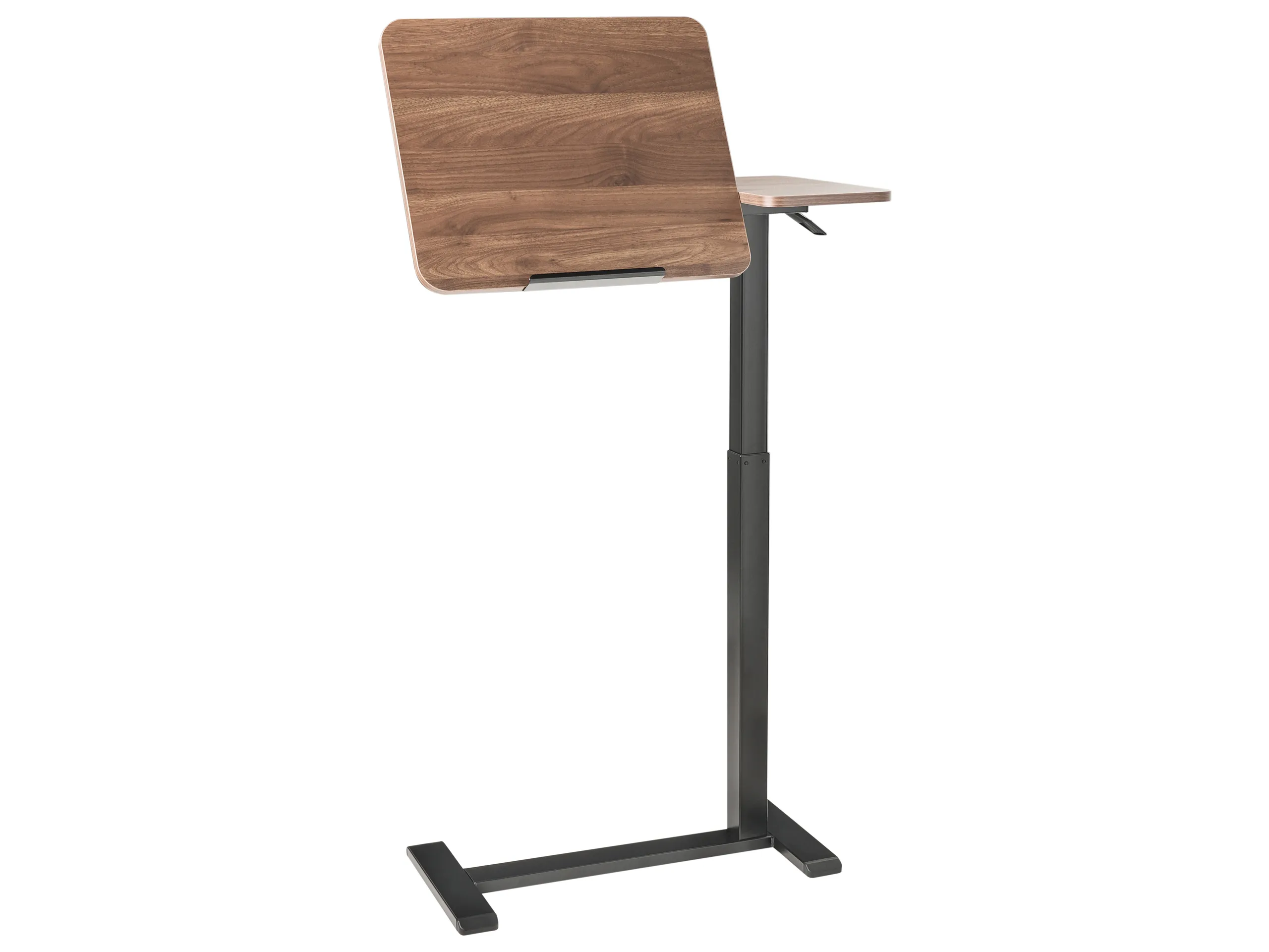 Escritorio de altura regulable manual para portátil SCHOLA Marrón/Negro 70 cm 40 cm
