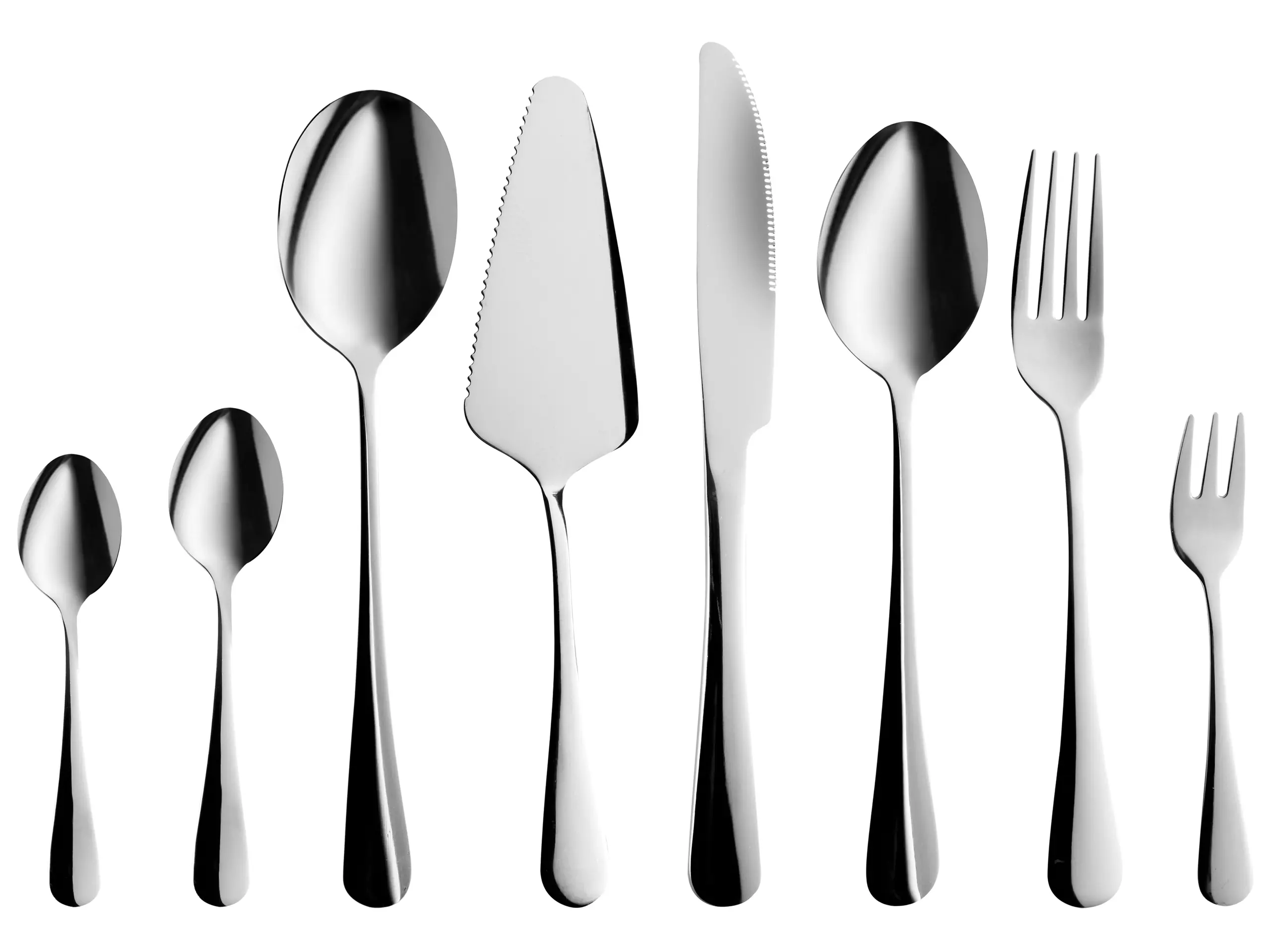 Cubertería de 70 piezas ROTINI Plateado