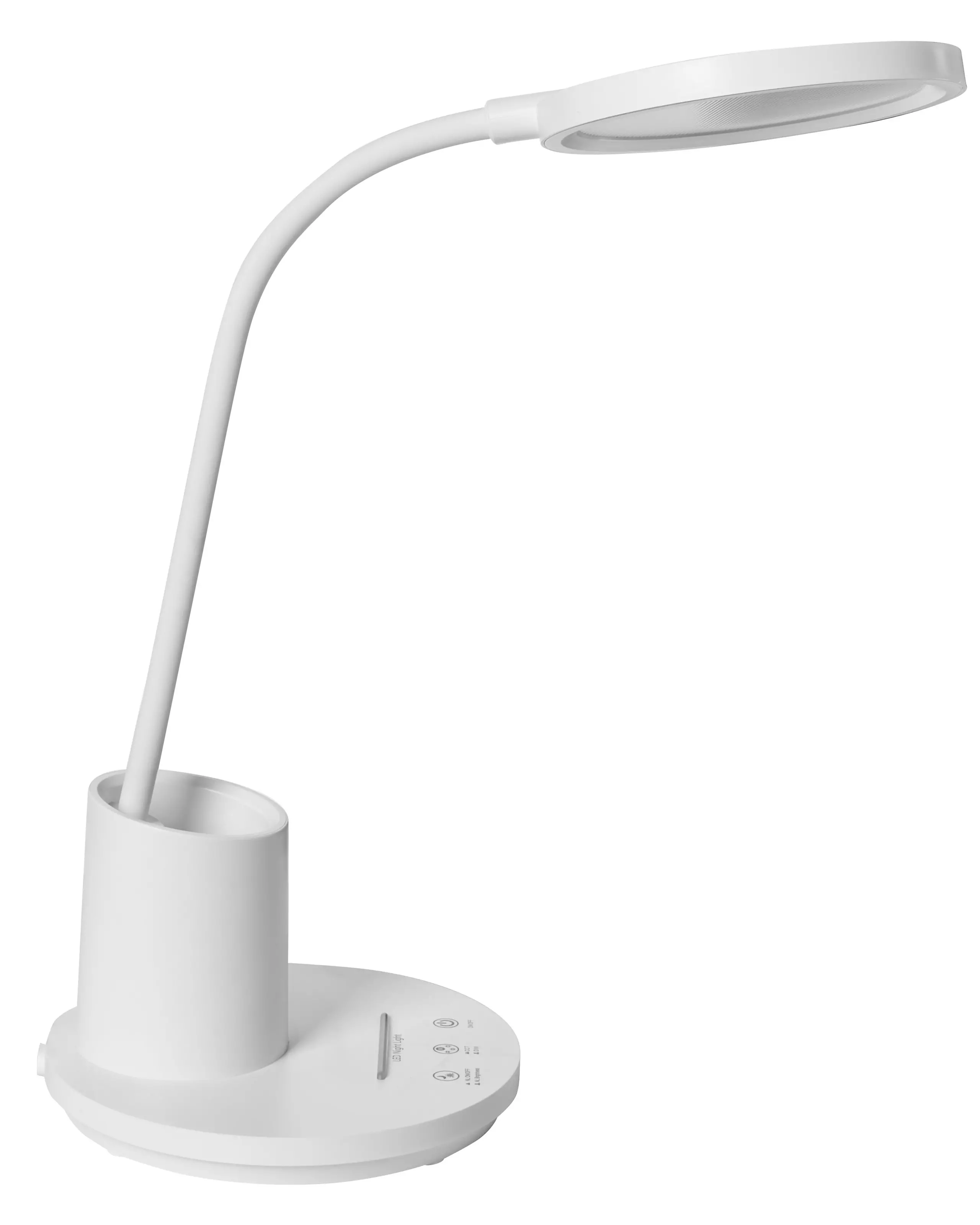Lámpara LED de escritorio VELA con regulador de intensidad Blanco