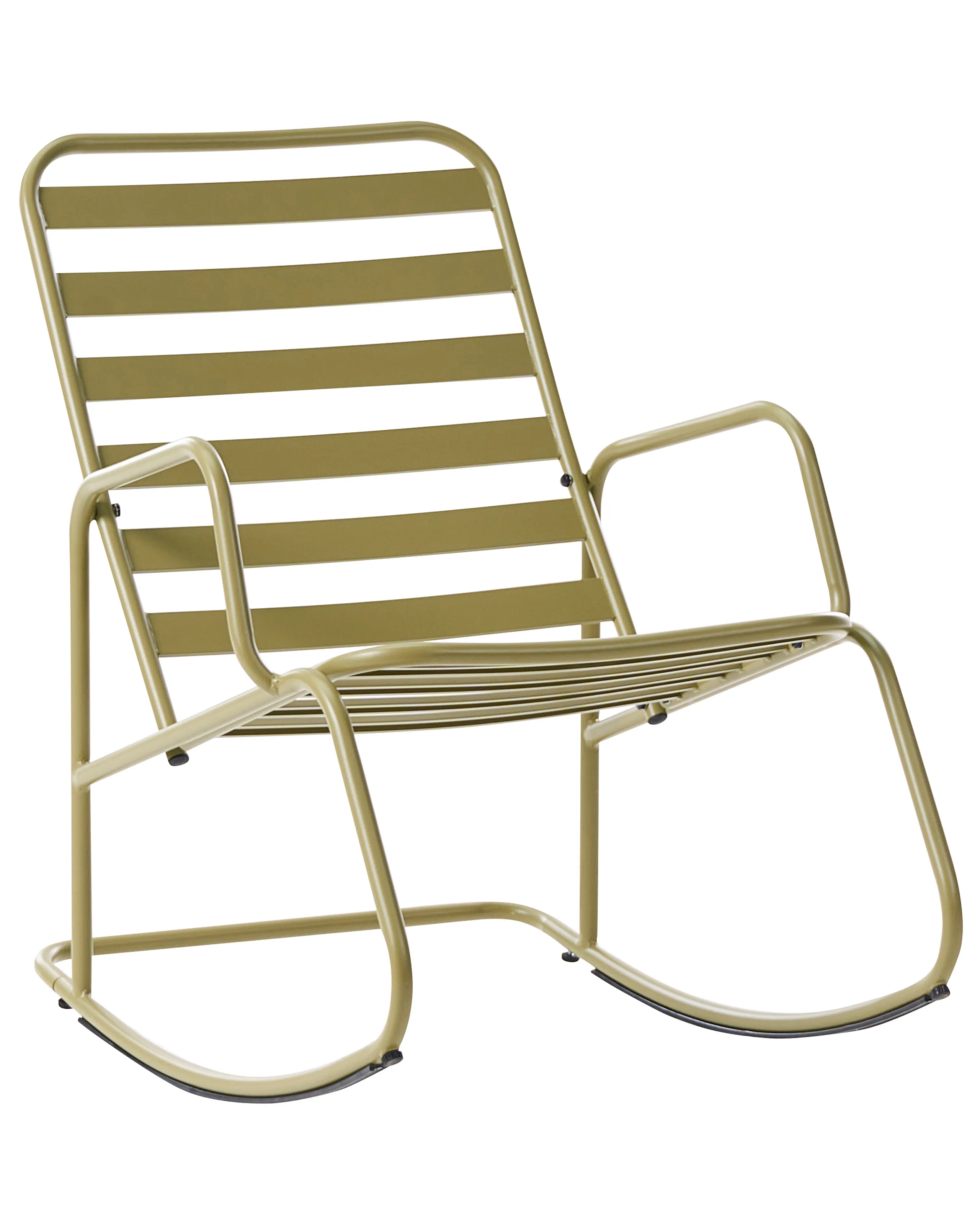 Mecedora de jardín TURI Metal Verde oliva