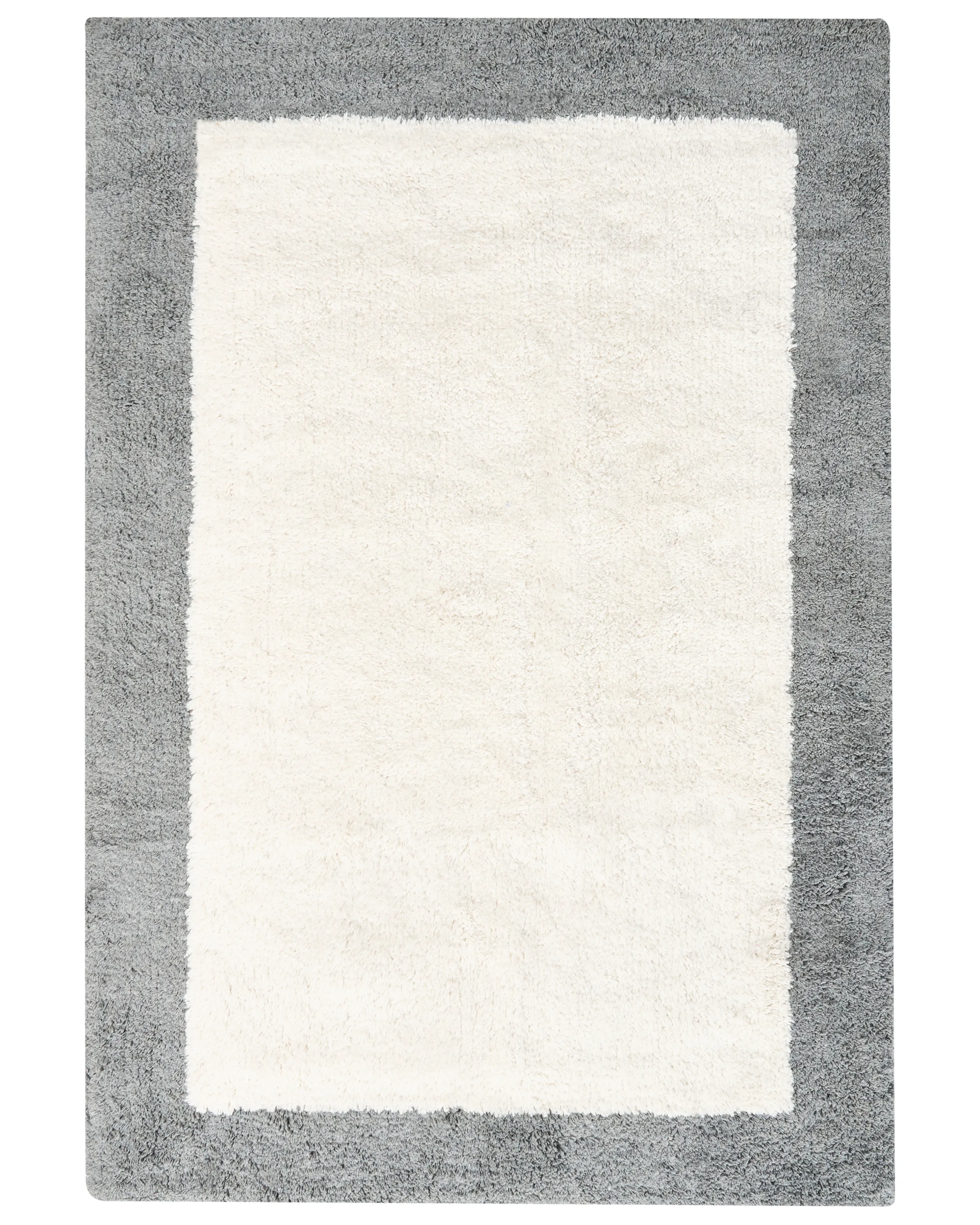 Bath Mat KABRI Grey/ Beige 60 x 90 cm Cotton