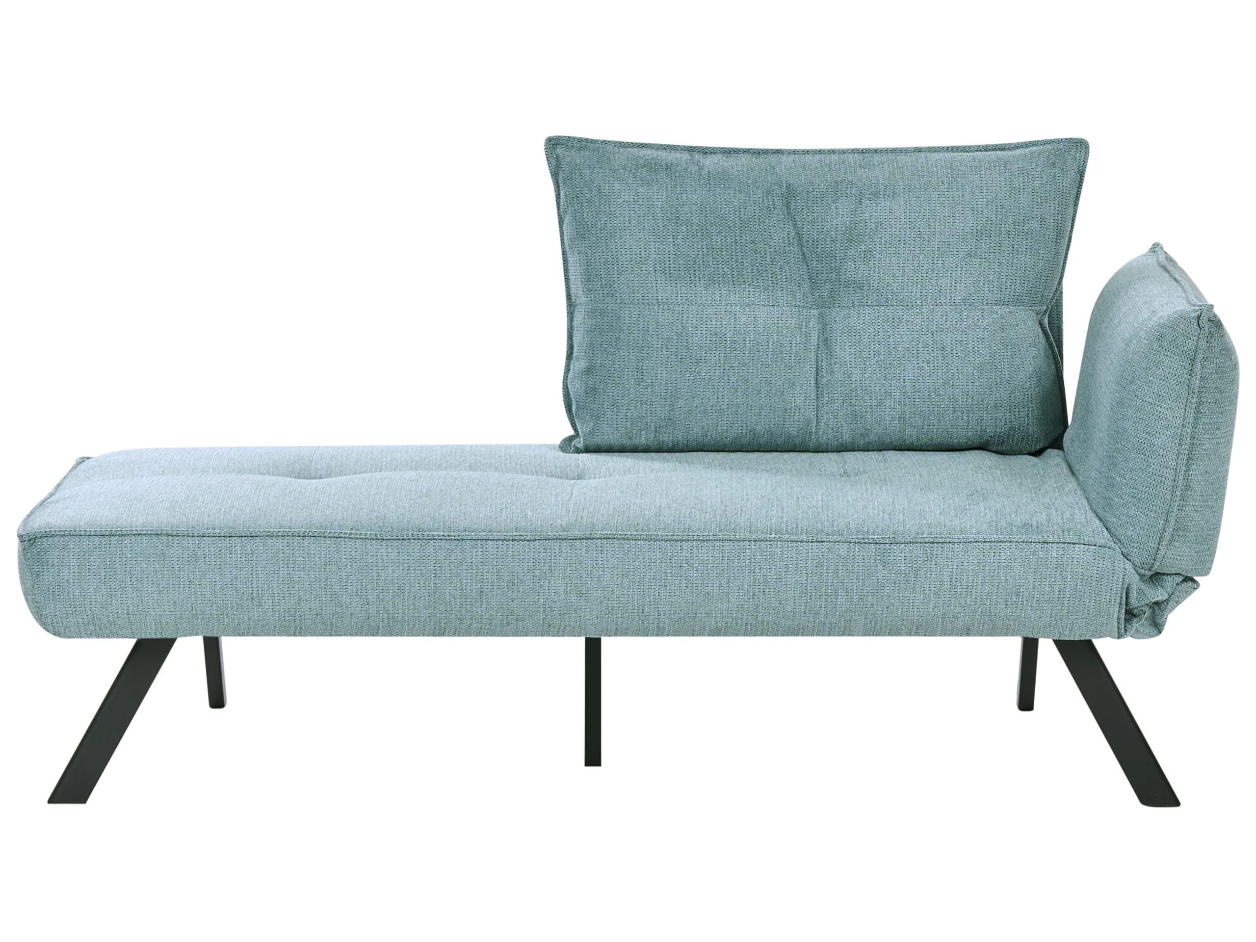 Right-Hand Chaise Longue ROCAMADOUR Fabric Light Blue