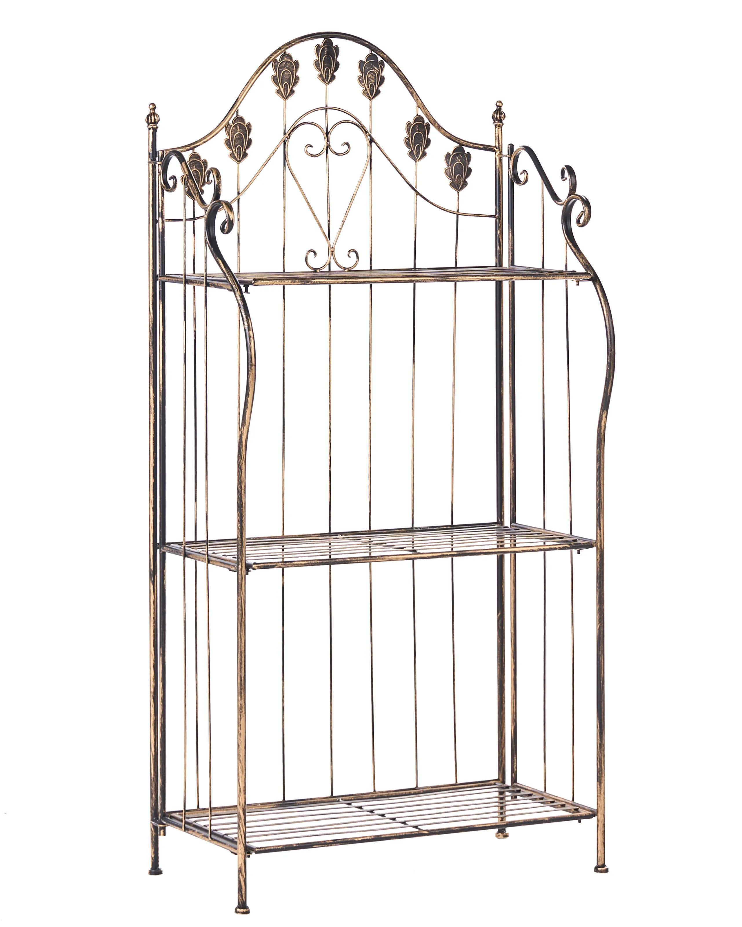 Estantería VISANO Metal 123 cm 59 cm Negro