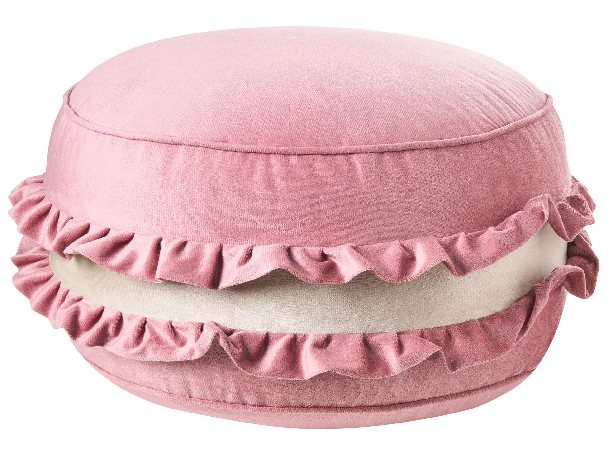 Kids Pouffe MAROT Velvet Pink