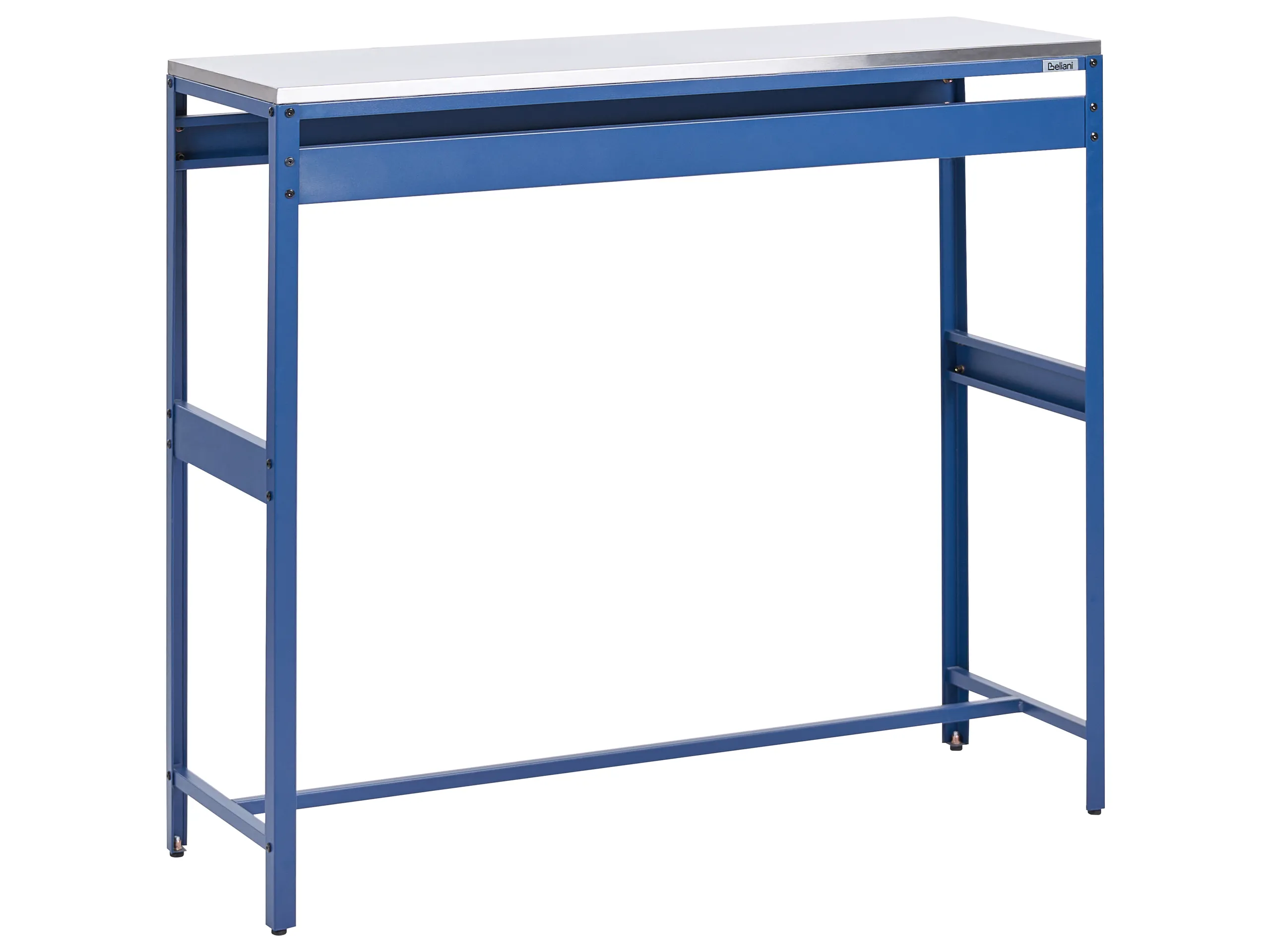 Mesa de bar para exterior MAENZA 120 cm 40 cm Metal Azul
