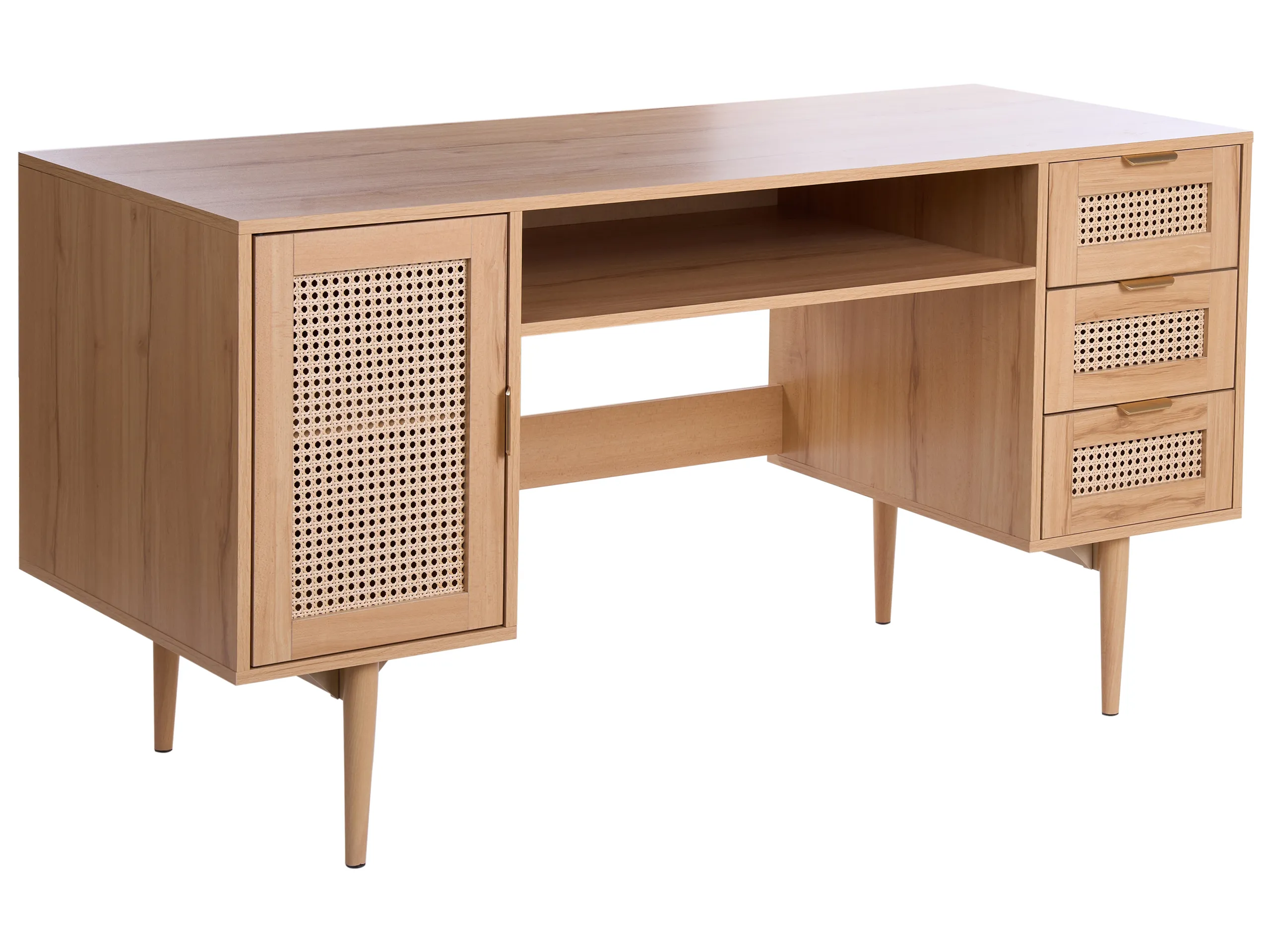 Escritorio RAFFRA Marrón claro 140 cm 60 cm