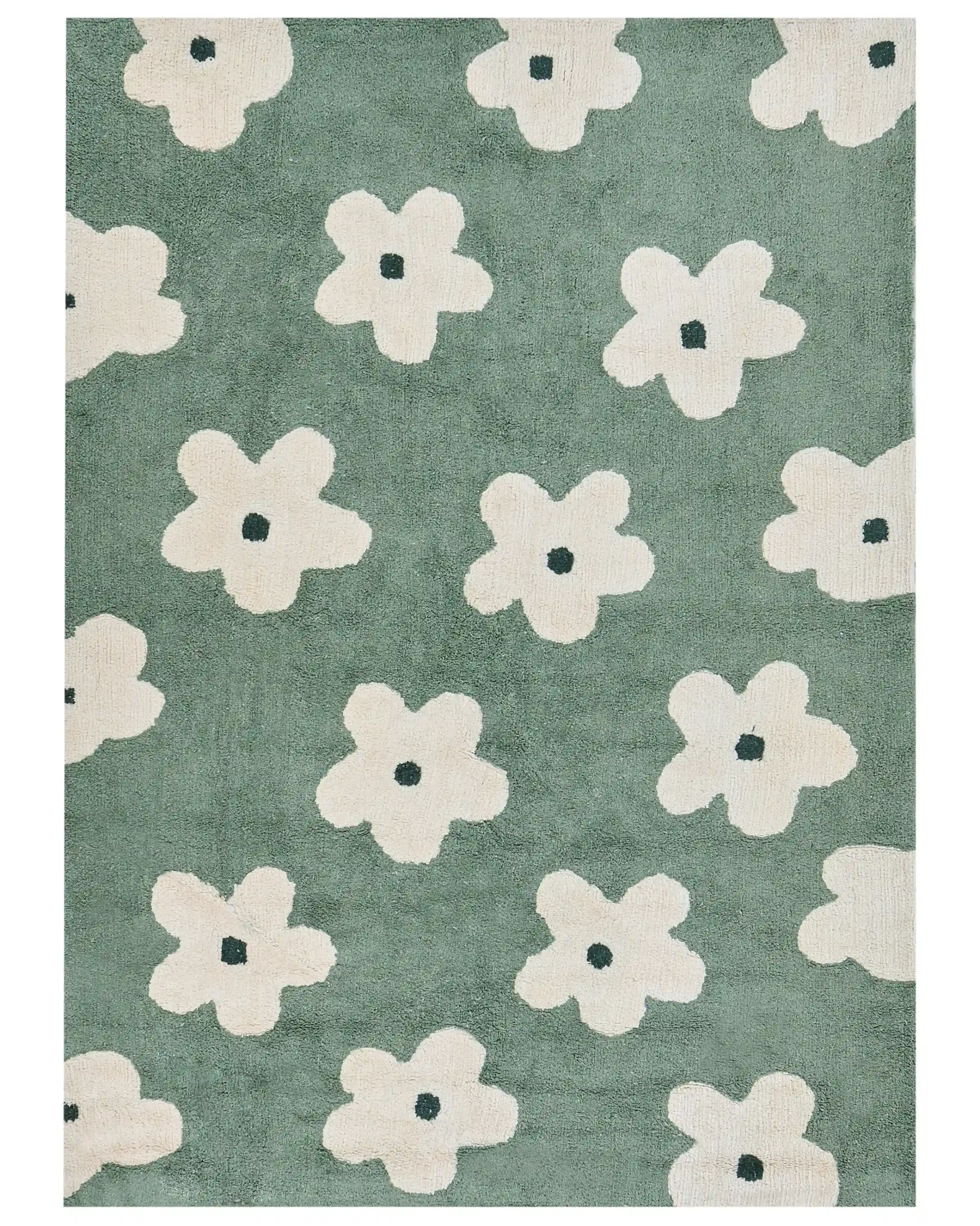 Kids Rug MOKHVA Green 160 x 230 cm Cotton
