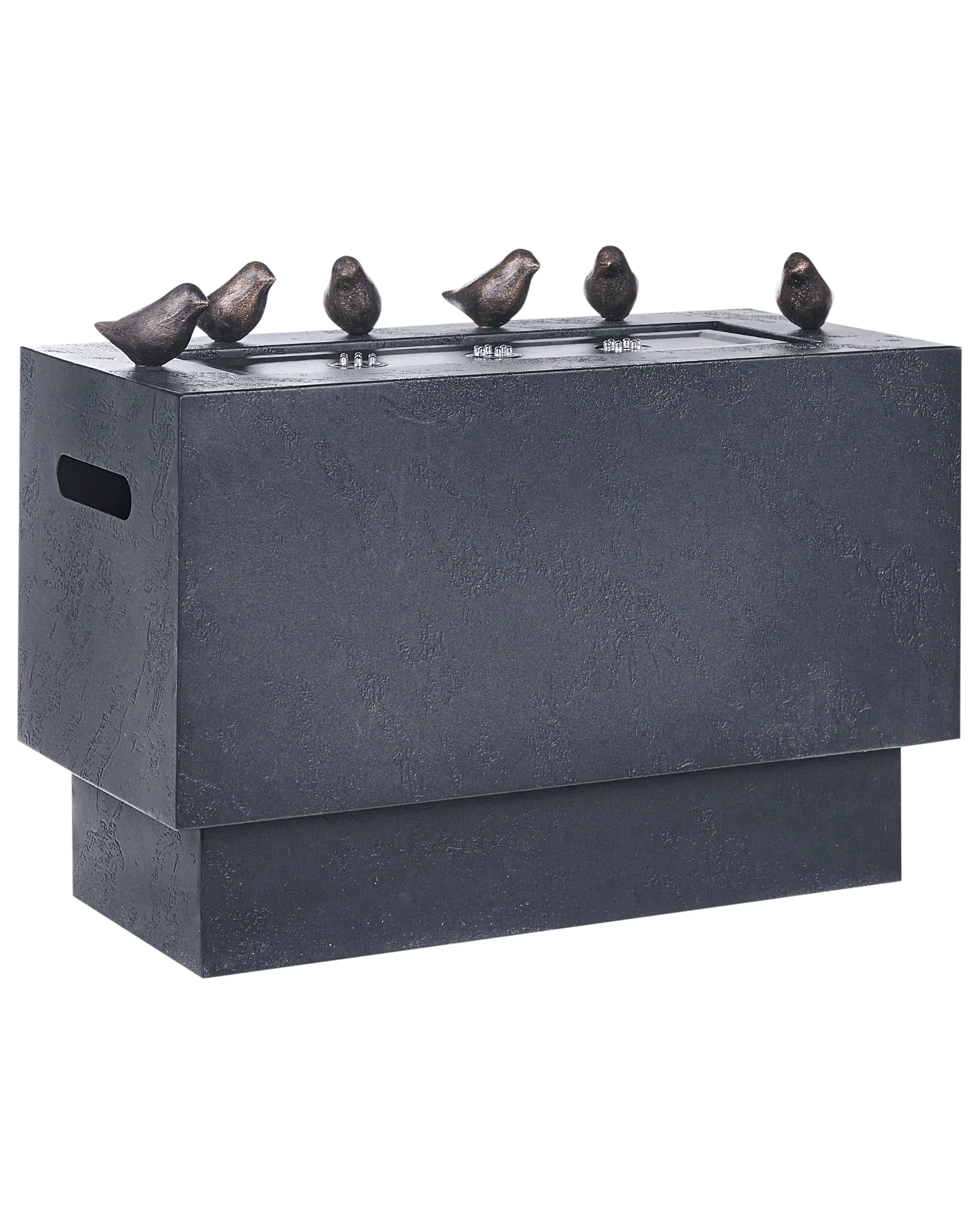 Garden Water Feature FERRERA Black