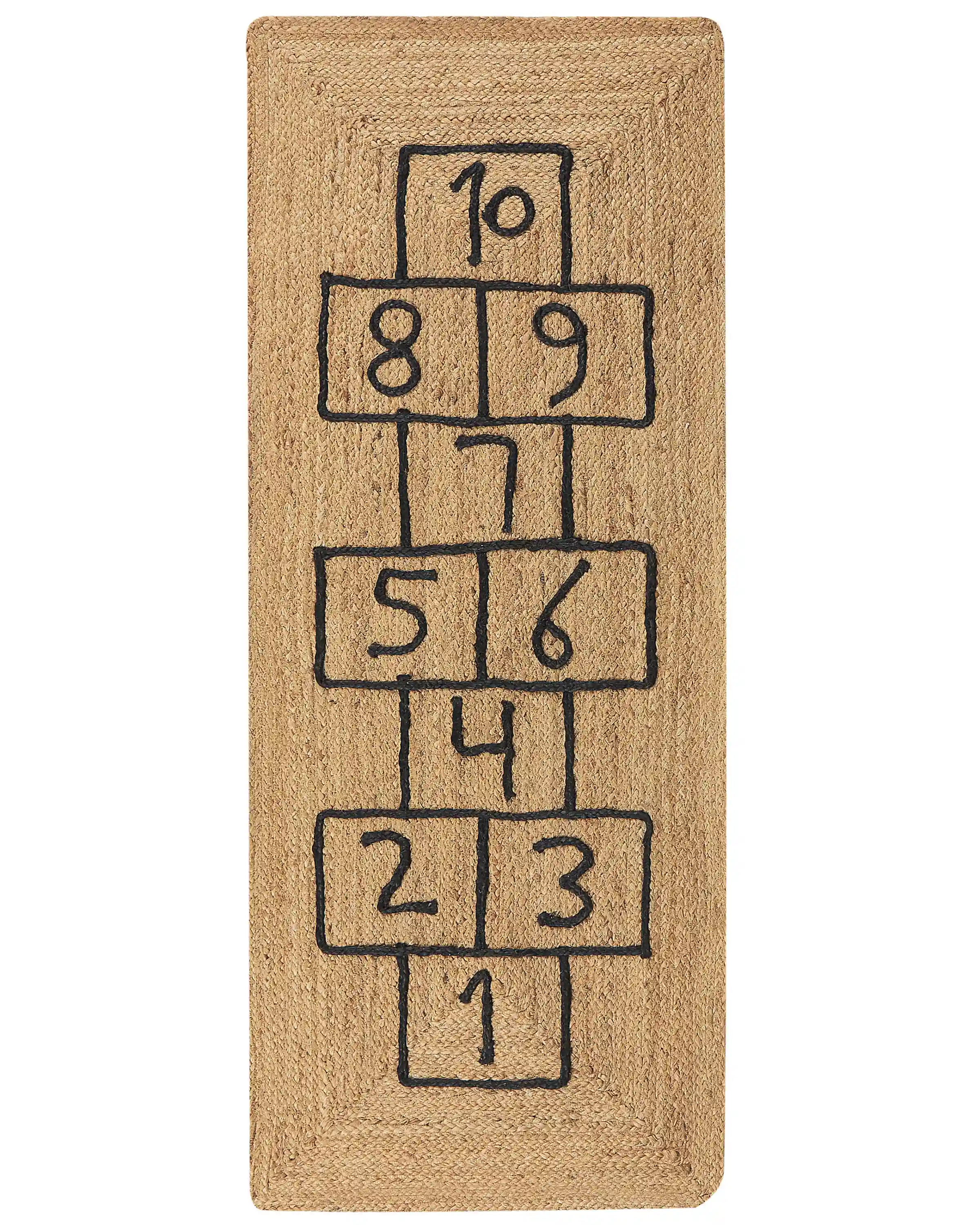Kids Rug TAVASA Natural 150 x 60 cm Jute