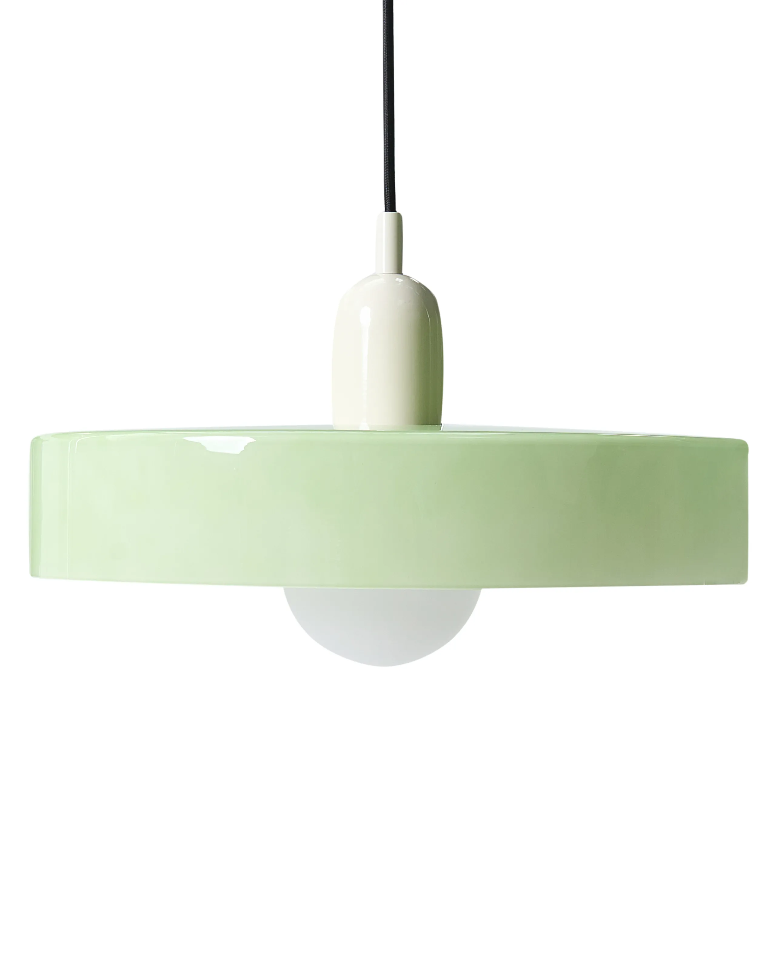 Lámpara colgante PAALA Vidrio Verde menta