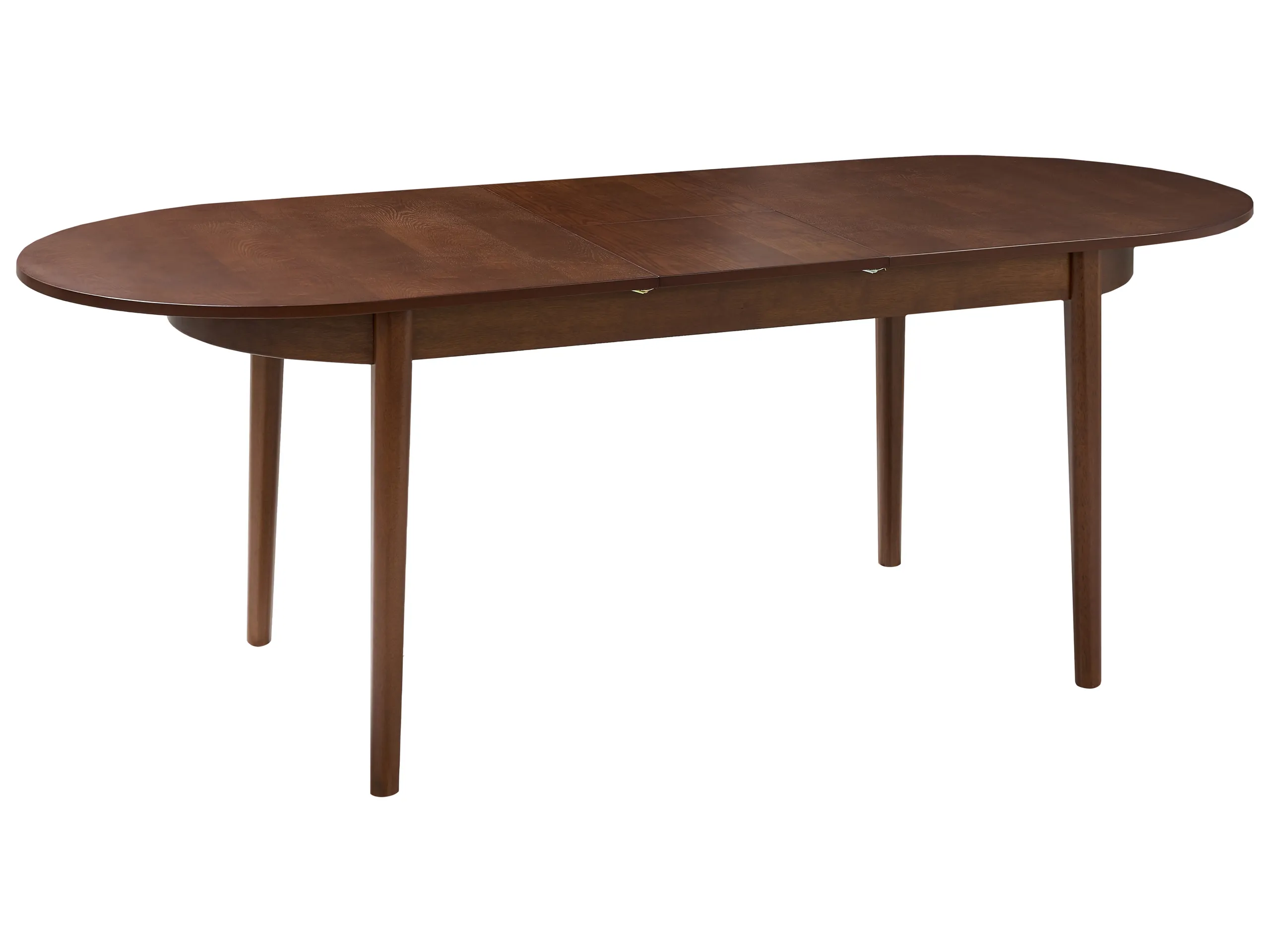 Mesa de comedor extensible LARTO Fresno oscuro 180/220 cm 90 cm