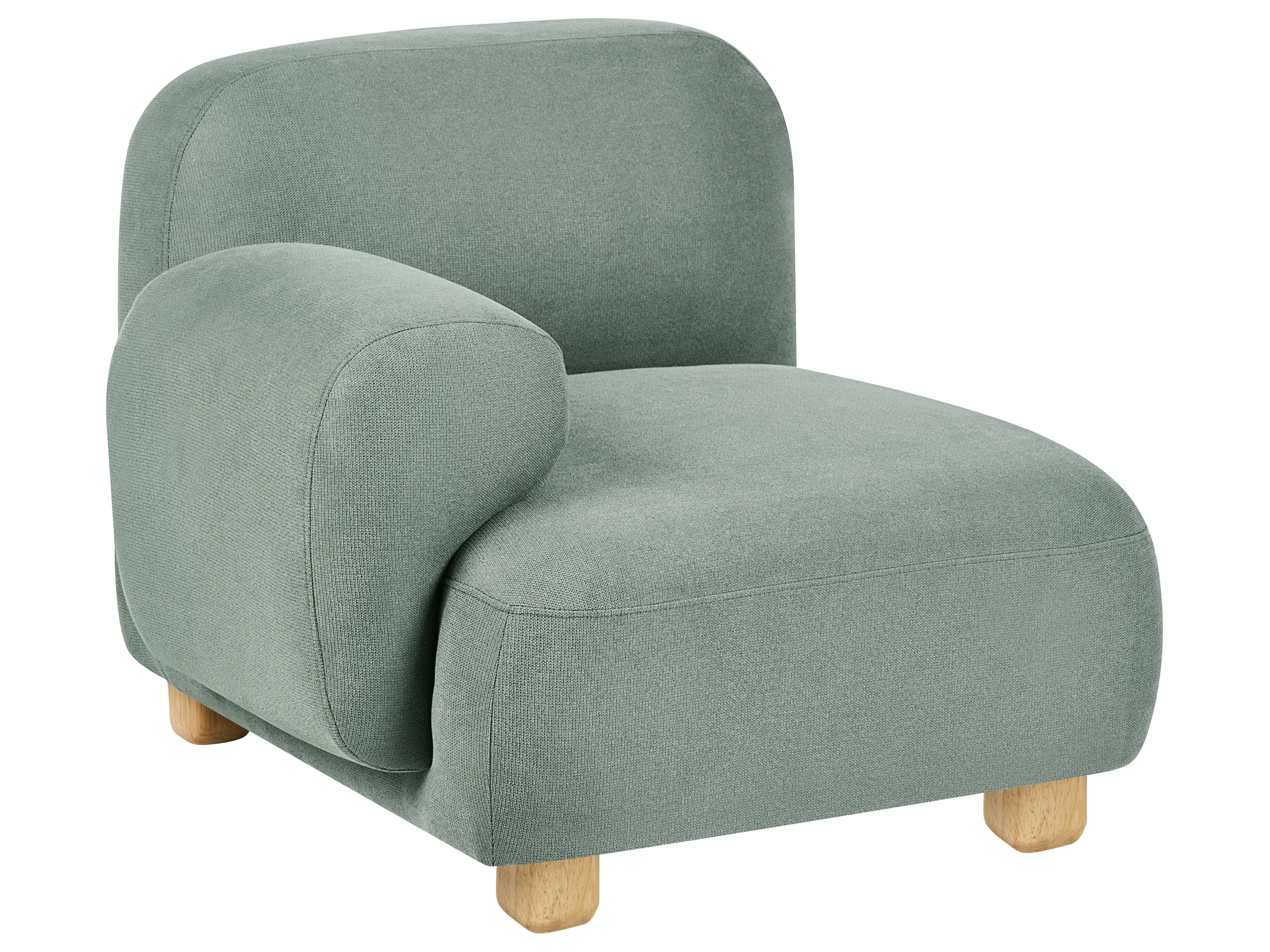 Corner Seat AMLI Fabric Light Green Right Hand