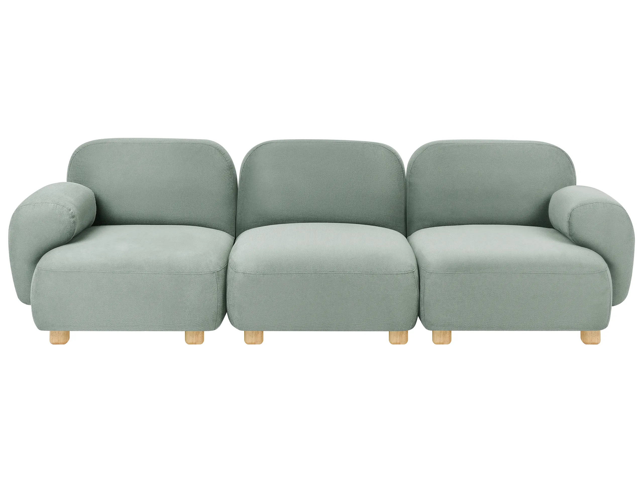 Modular Sofa 3 Seater AMLI Fabric Light Green