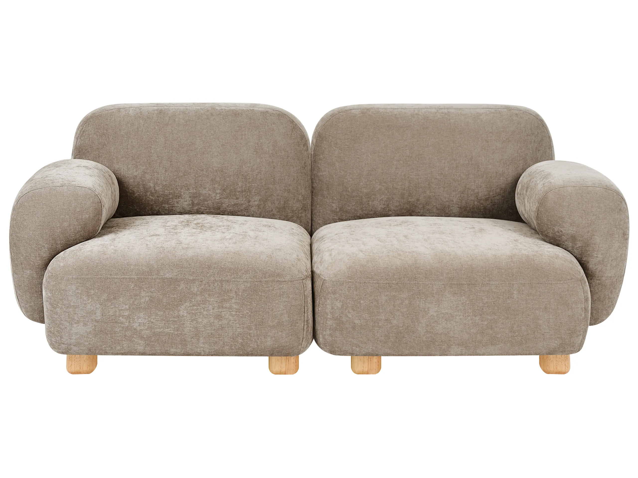 Modular Sofa 2 Seater AMLI Fabric Beige