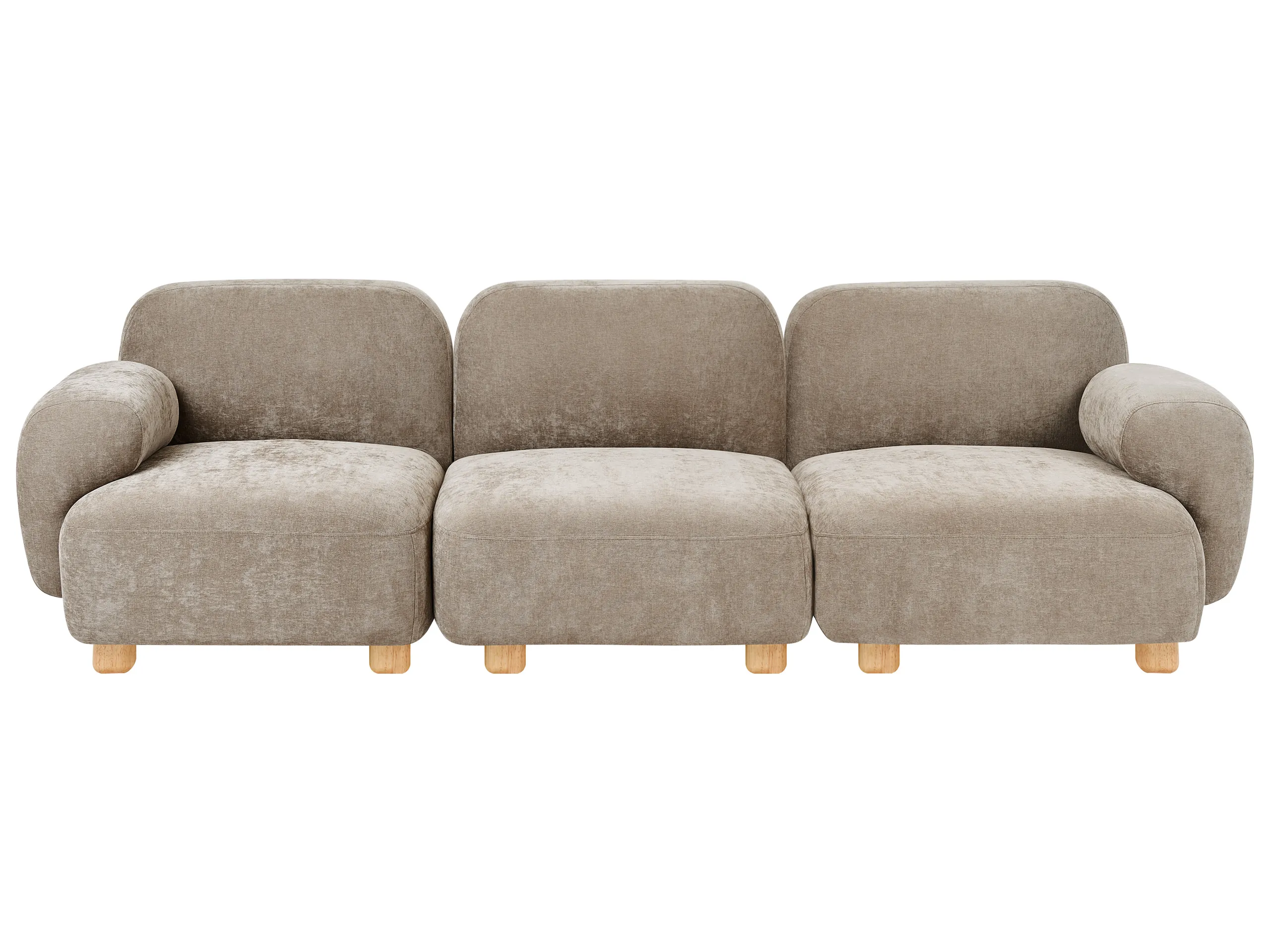 Modular Sofa 3 Seater AMLI Fabric Beige