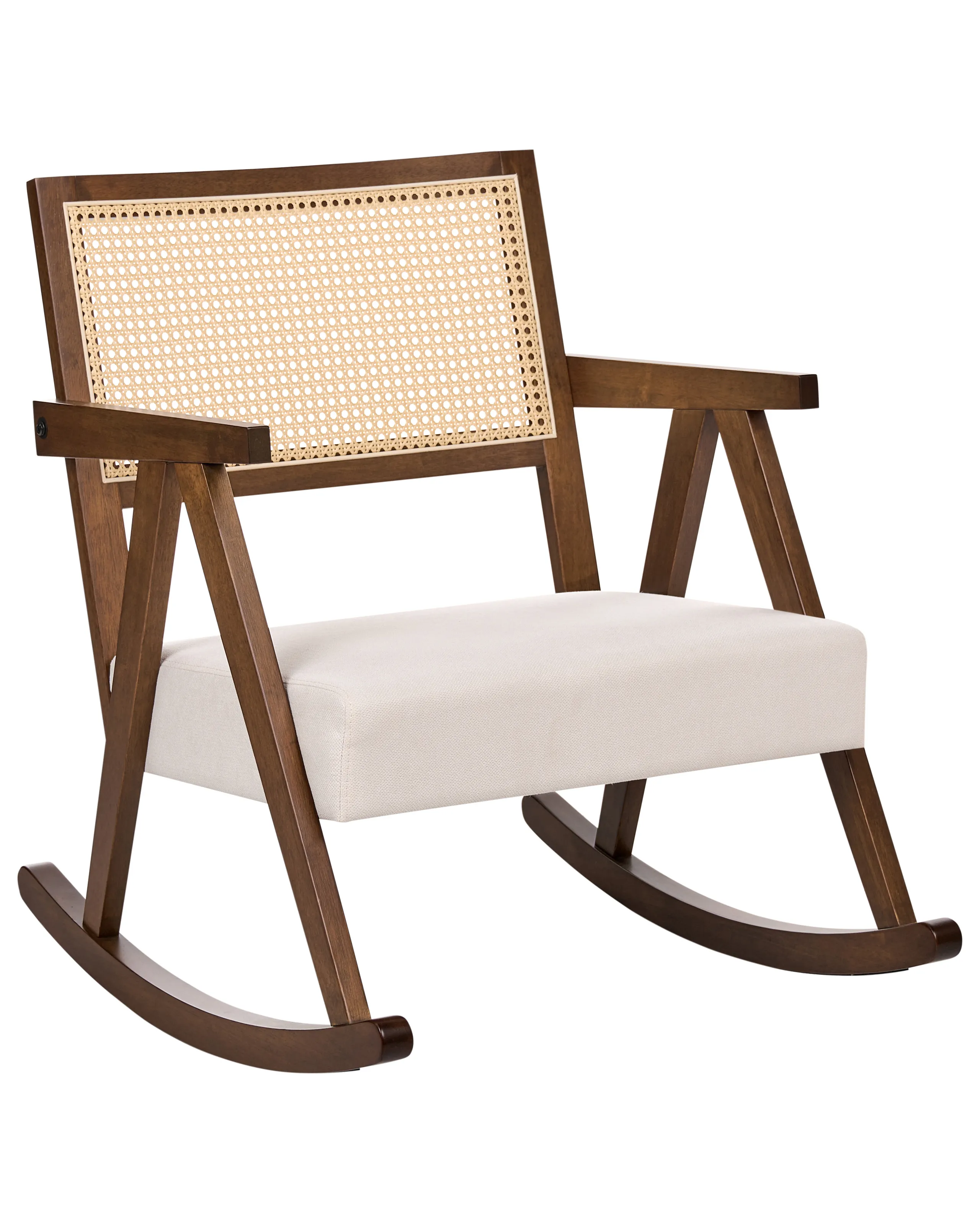Mecedora RYA Madera Marrón/Beige claro