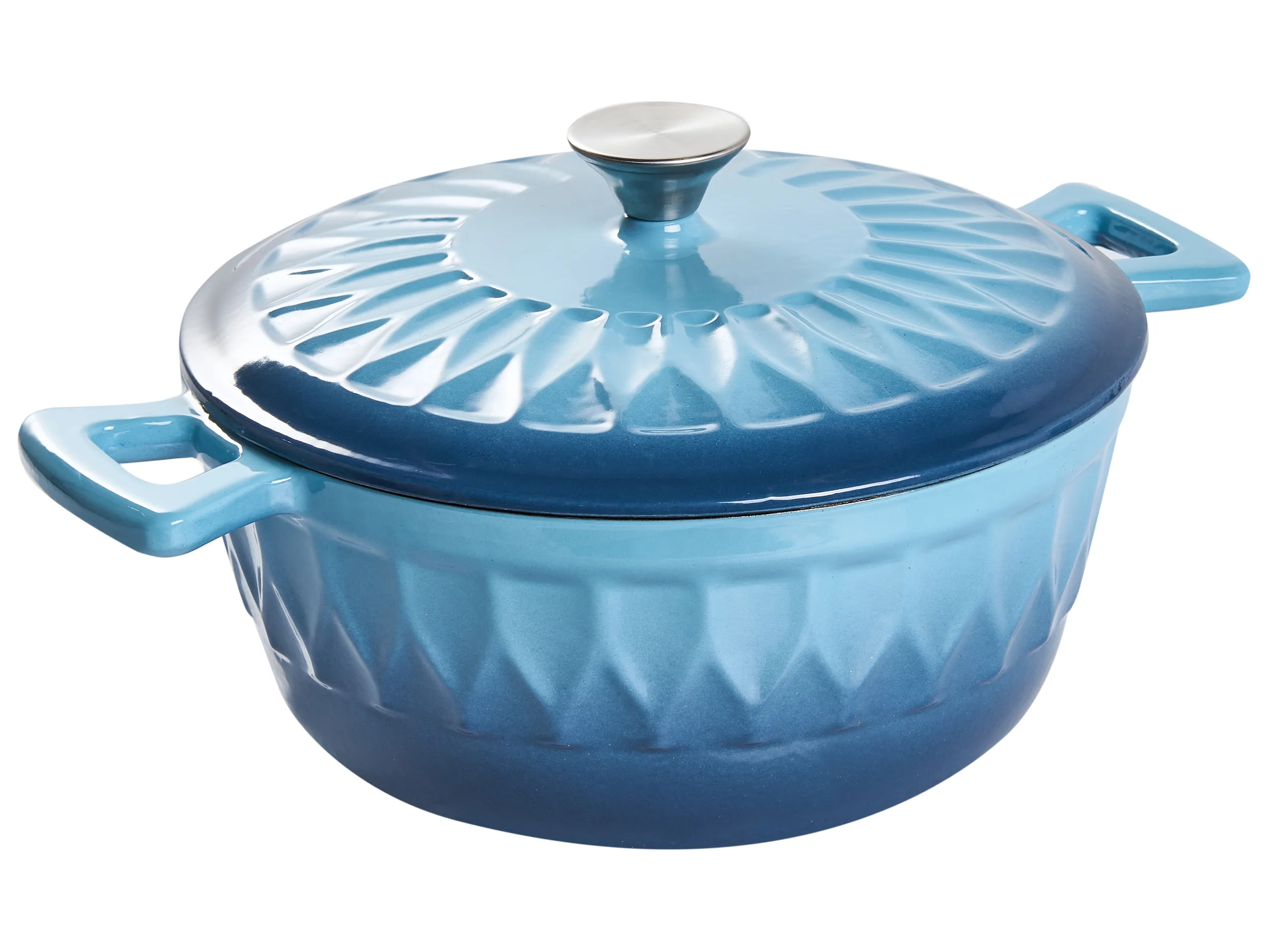 Olla de hierro fundido CASTINO Azul