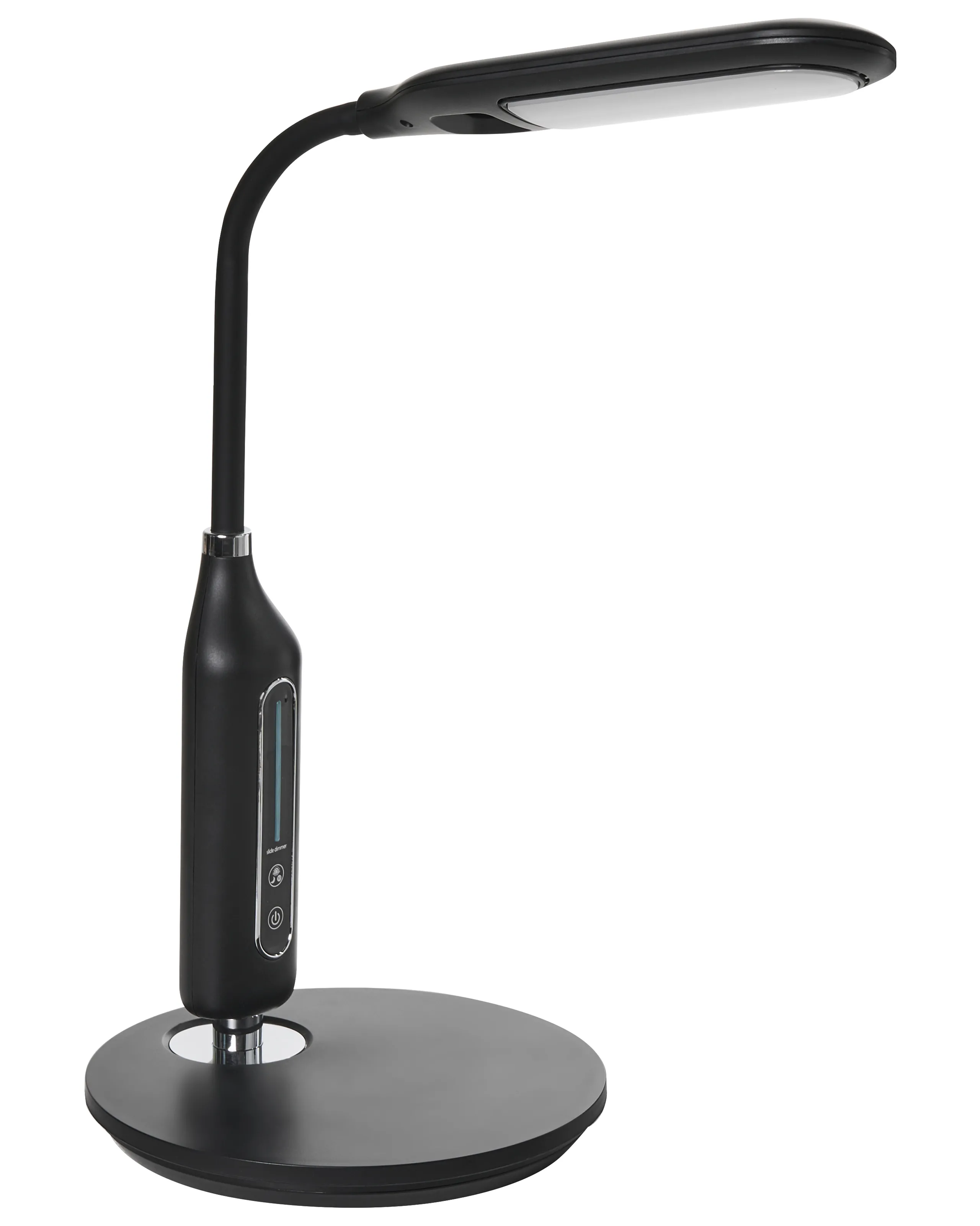 Lámpara LED de escritorio CYGNUS con regulador de intensidad Metal Negro