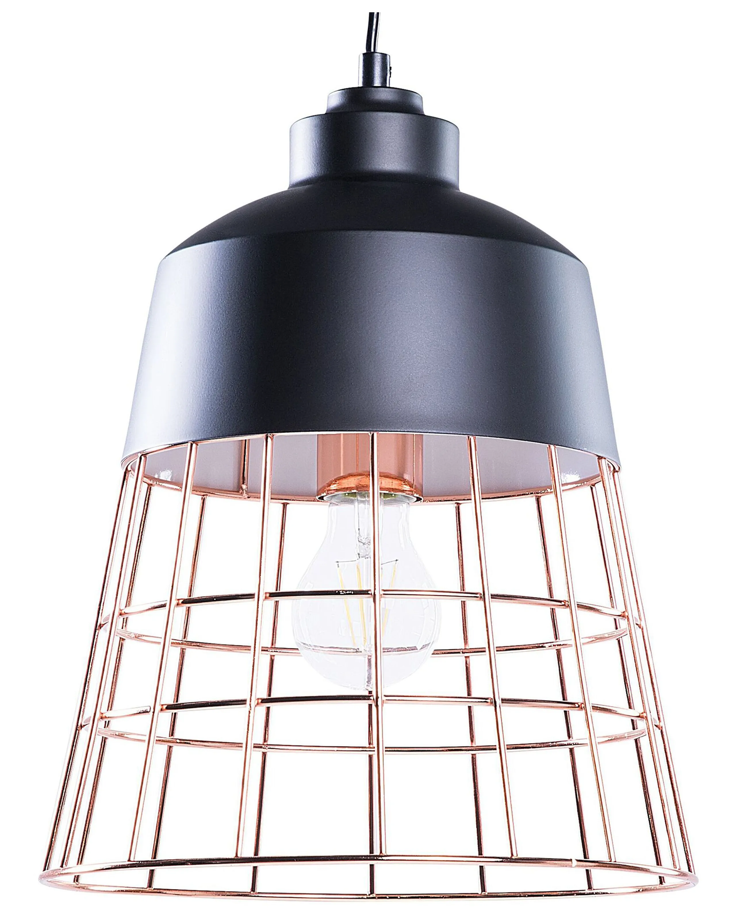 Lámpara colgante MONTE Metal Negro