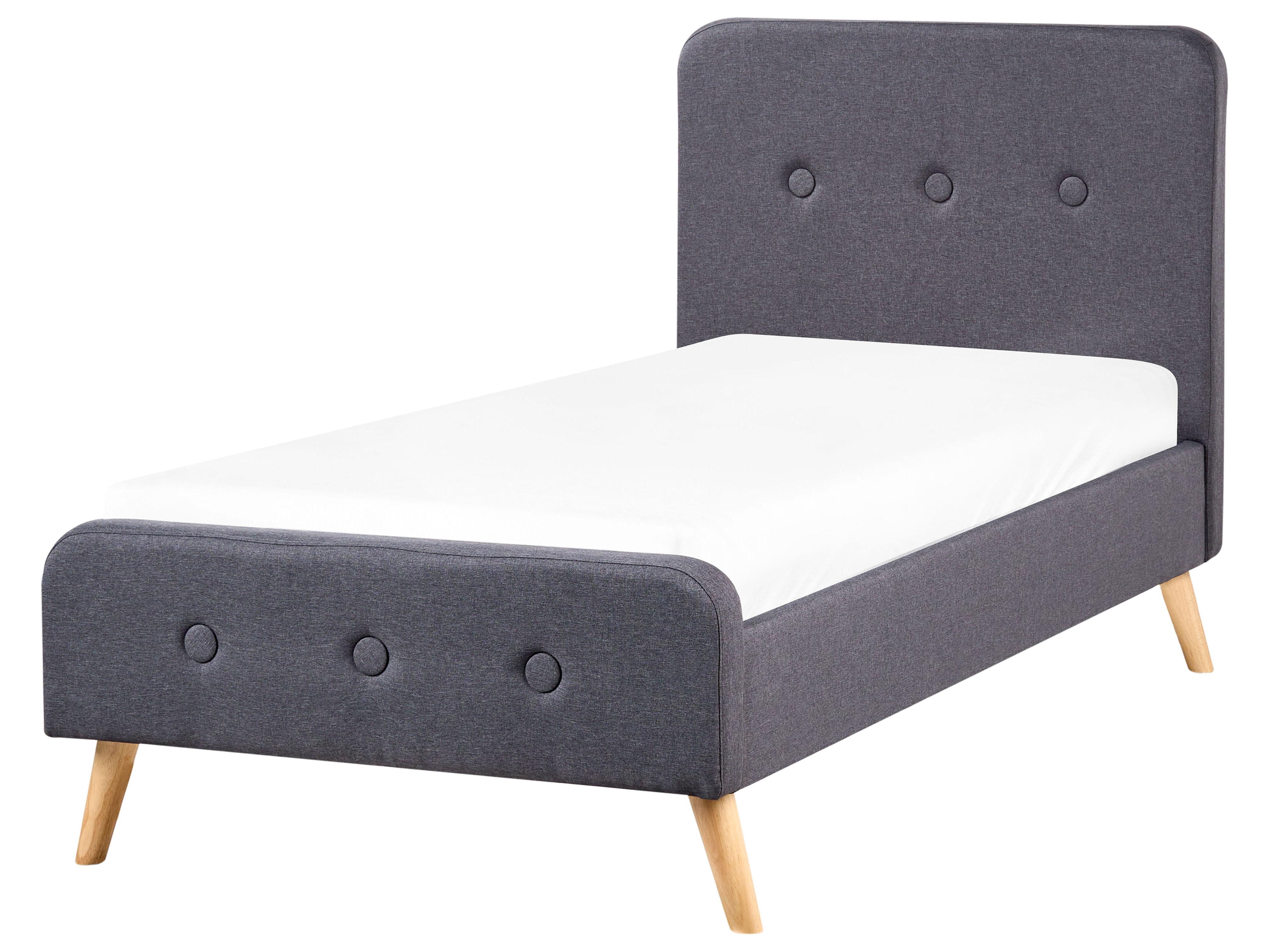 Bed Fabric RENNES 90 x 200 cm (EU Single) Dark Grey