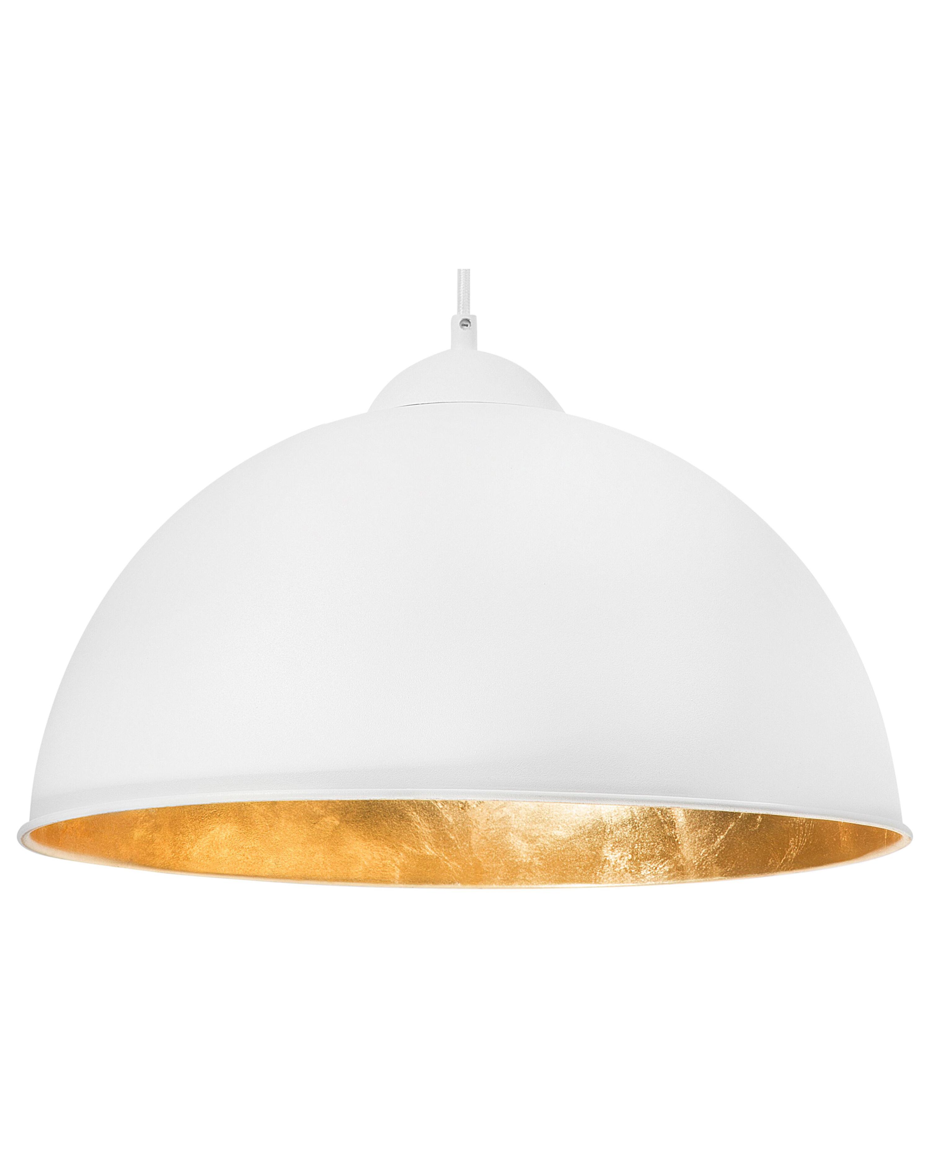 Lámpara colgante CETINA Metal Blanco