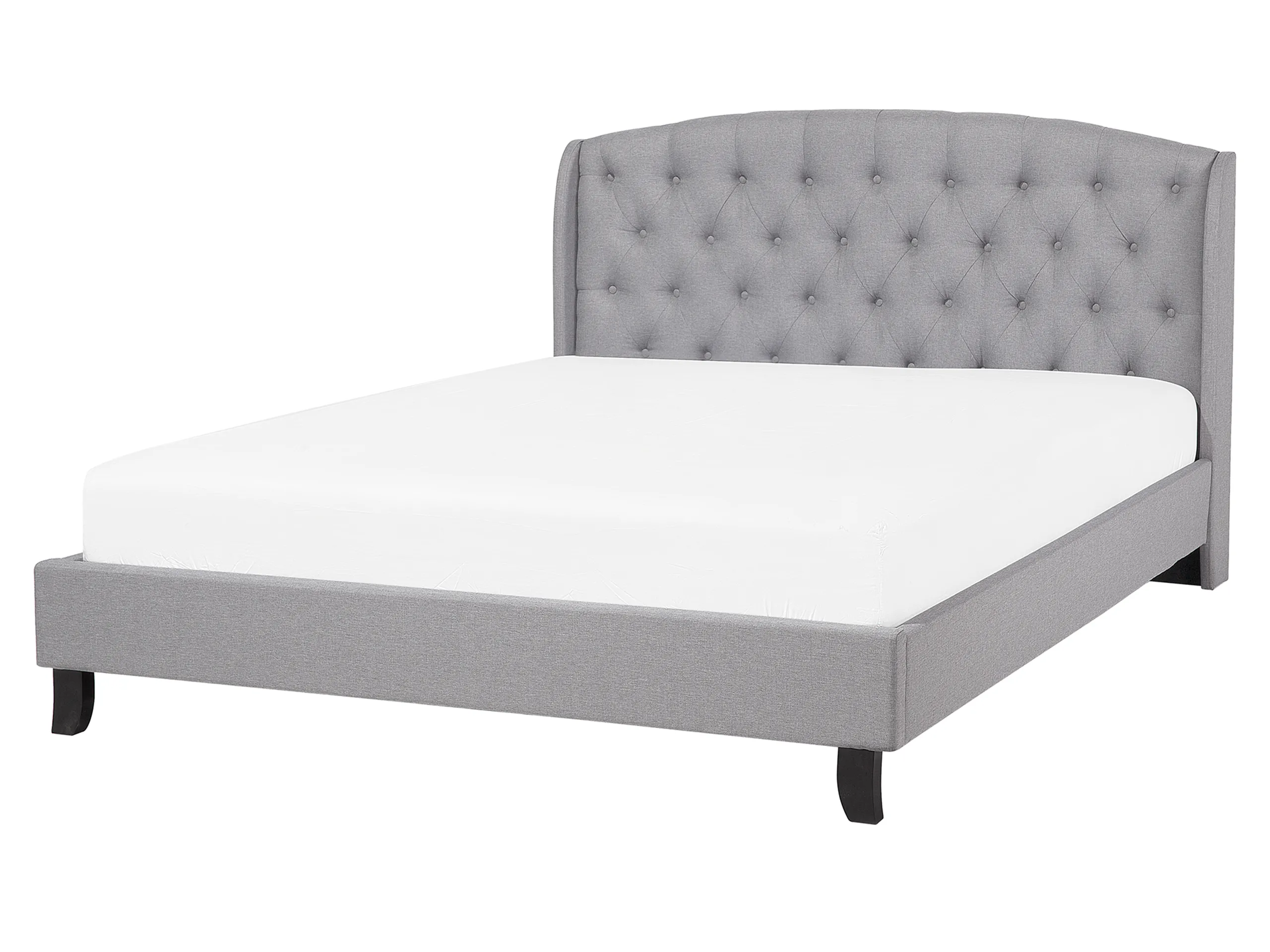 Bed Fabric BORDEAUX 160 x 200 cm (EU King Size) Light Grey