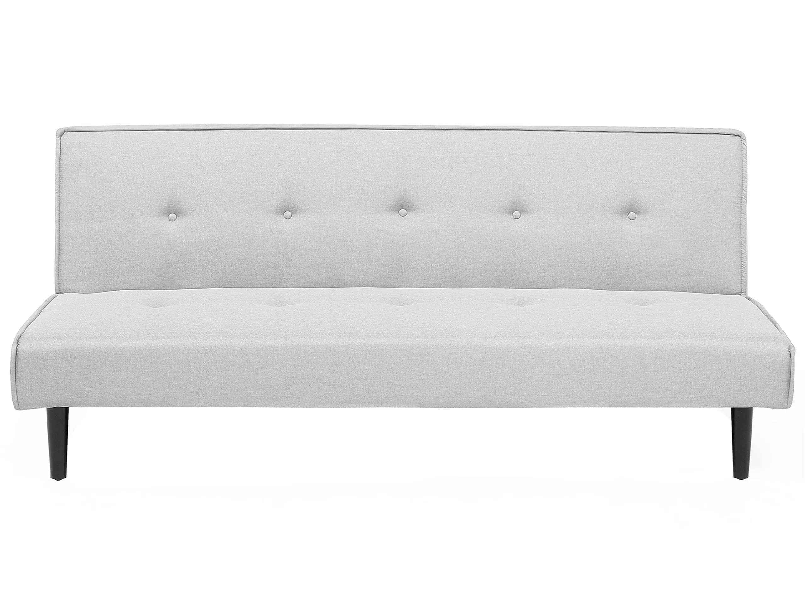 Sofa Bed 3 Seater VISBY Fabric Light Grey