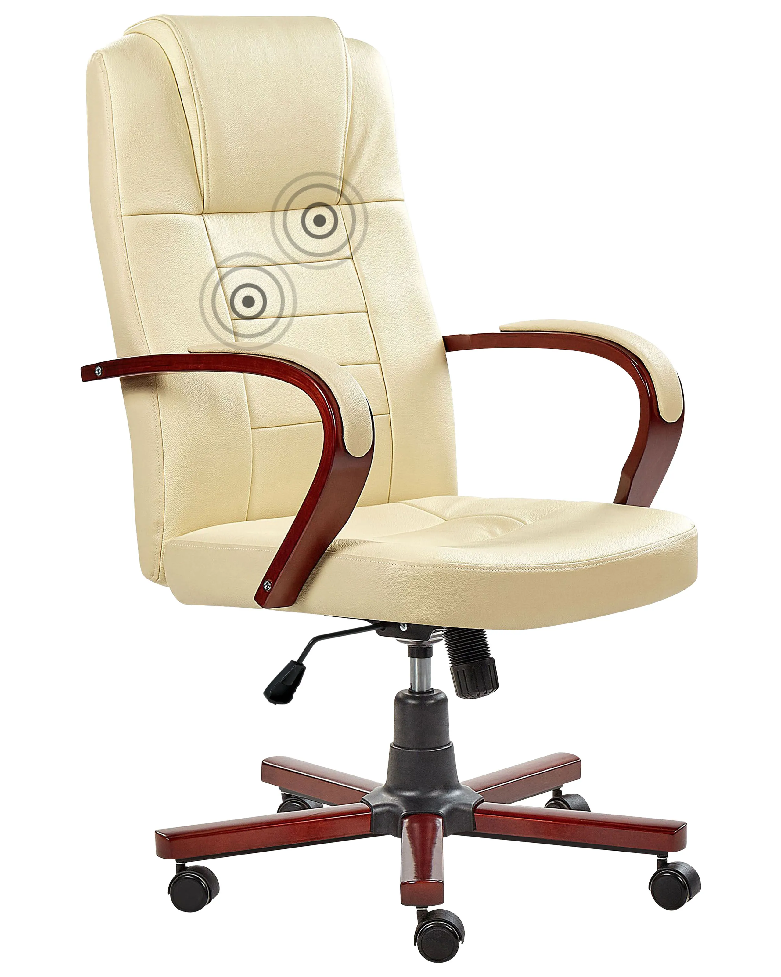Massage Chair DIAMOND with Heating Leather Beige