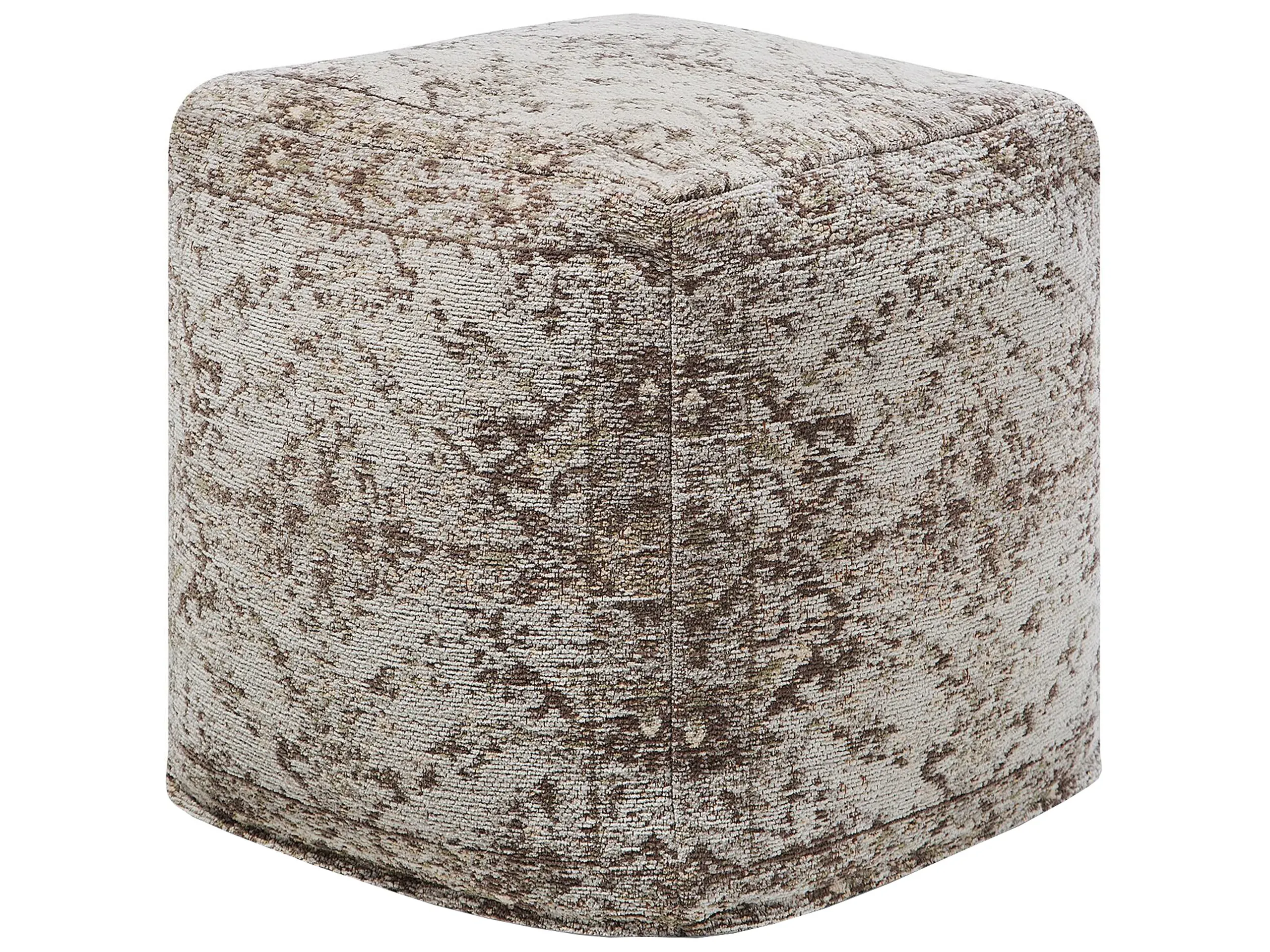 Pouffe MEERUT Cotton Taupe