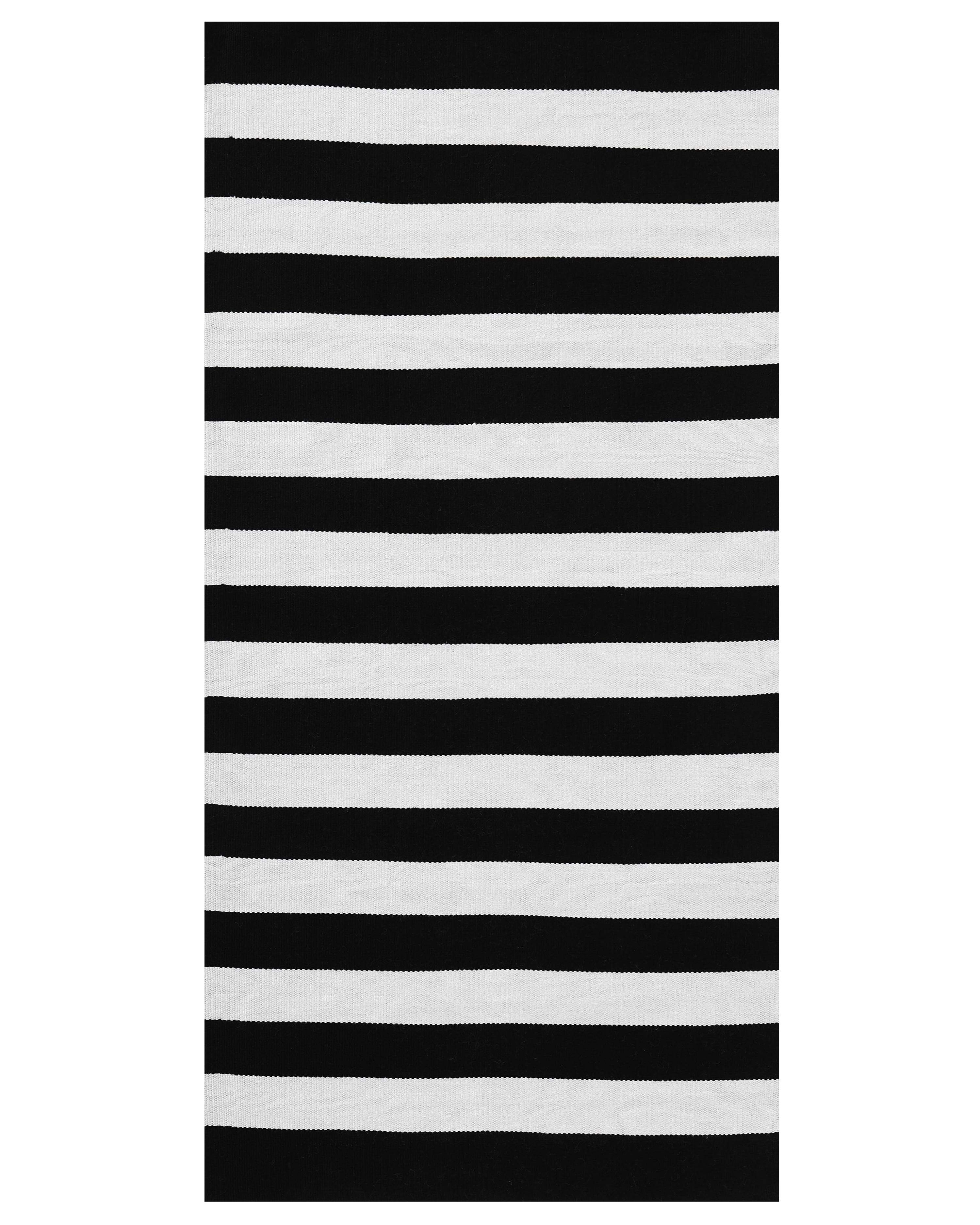Outdoor Rug TAVAS Black/ White 80 x 150 cm