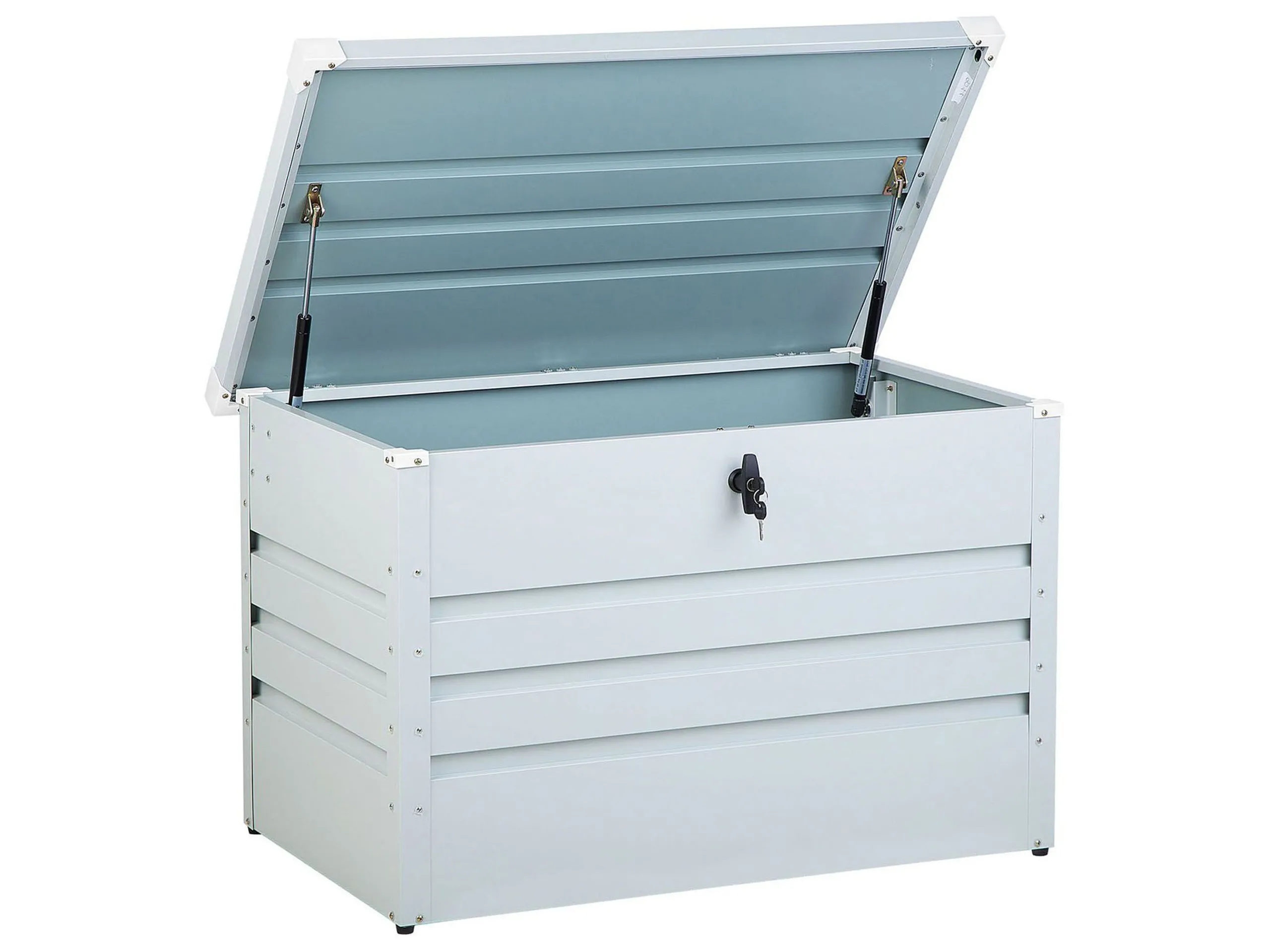 Storage Box CEBROSA 100 cm 62 cm Light Grey