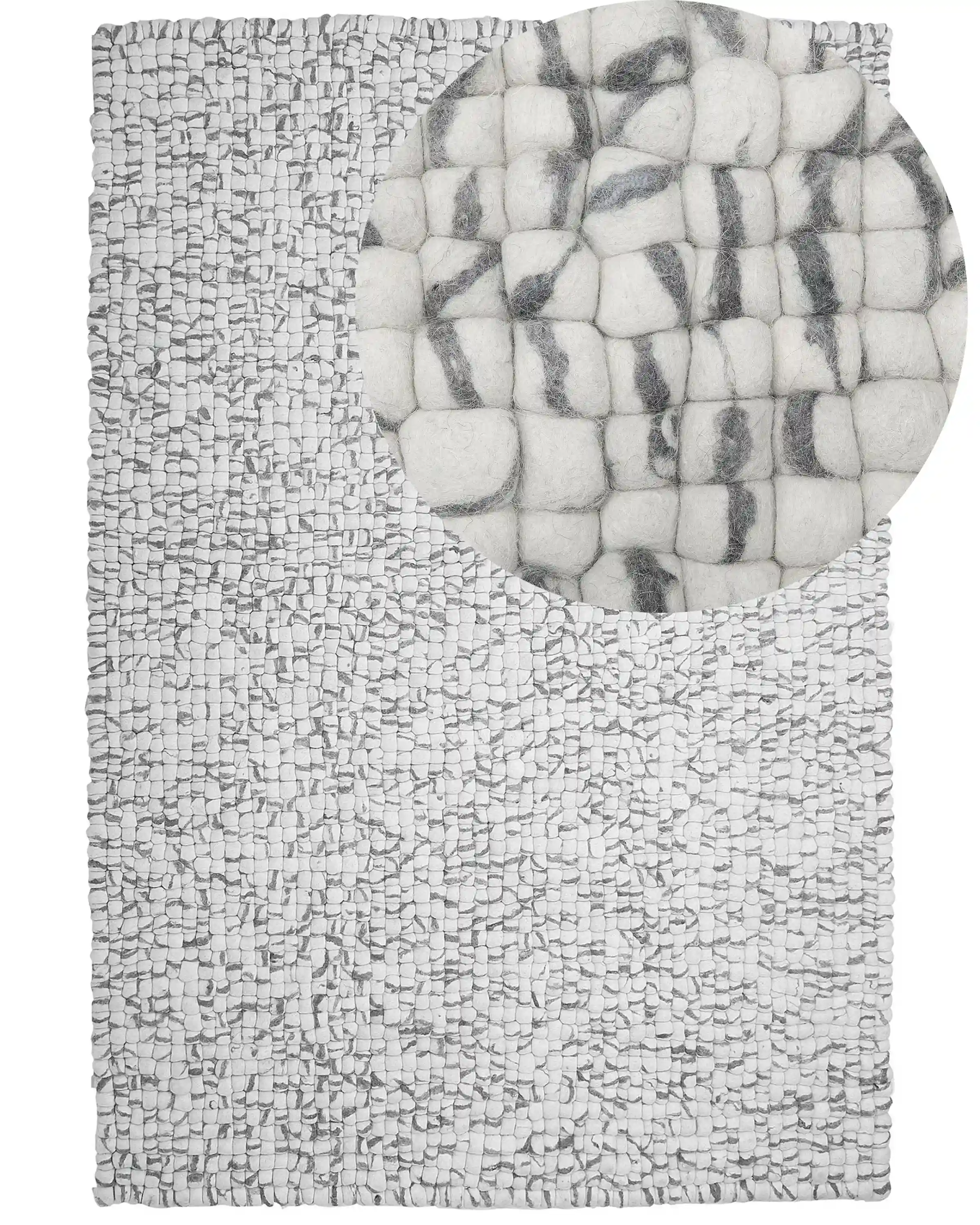 Rug AMDO Light Grey 160 x 230 cm